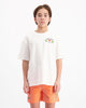 KIDS CRAYON T-SHIRT | White