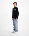 KIDS DRIBBLE LONGSLEEVE SET | Black