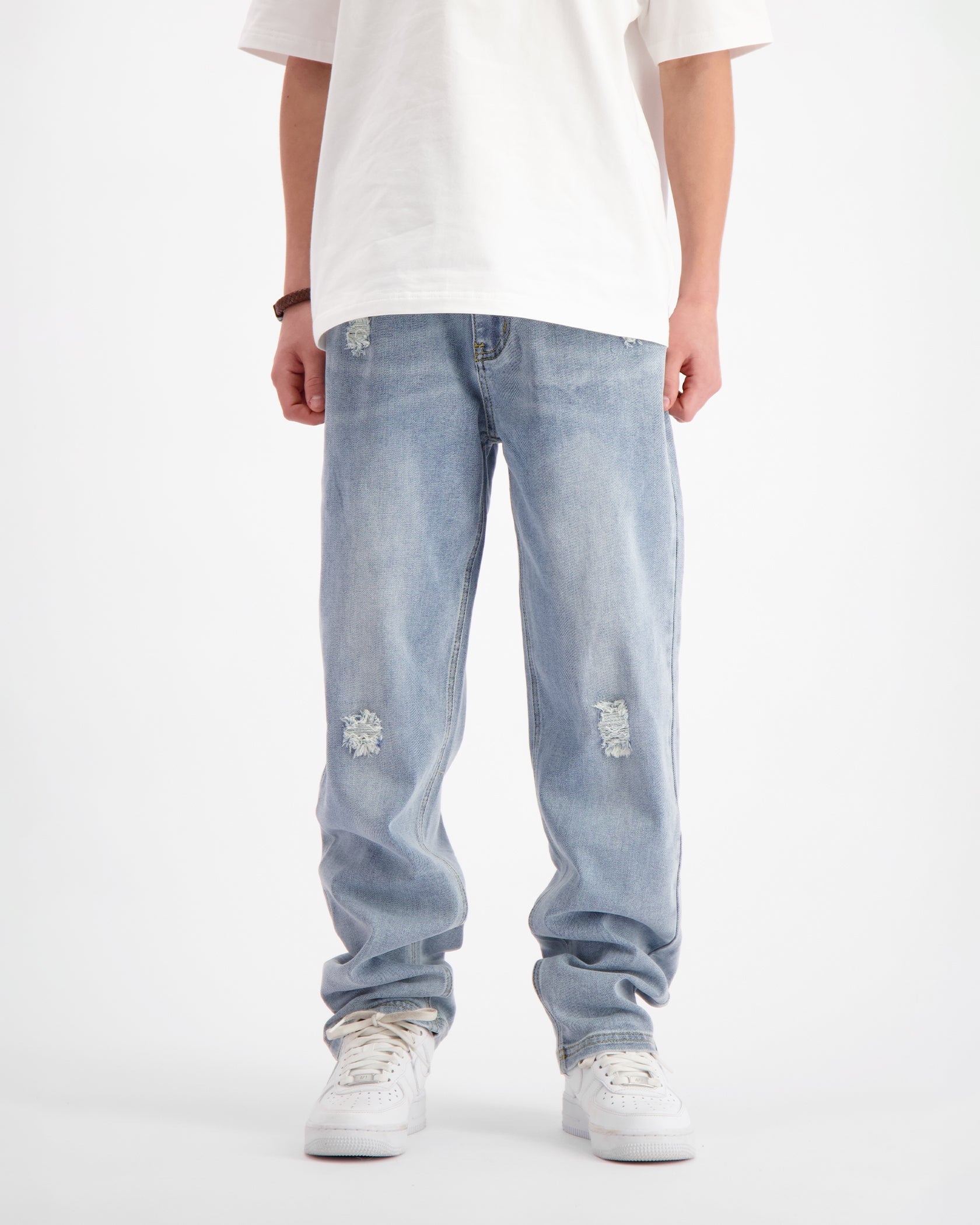 KIDS DRIBBLE STRAIGHT FIT DENIM | Light Blue