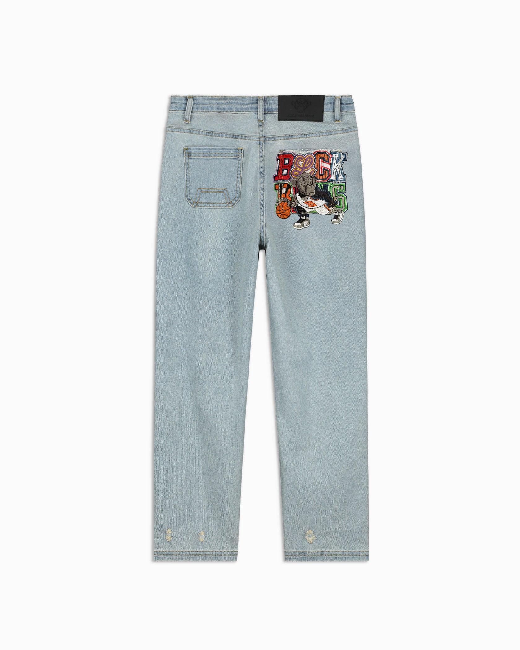 KIDS DRIBBLE STRAIGHT FIT DENIM | Light Blue
