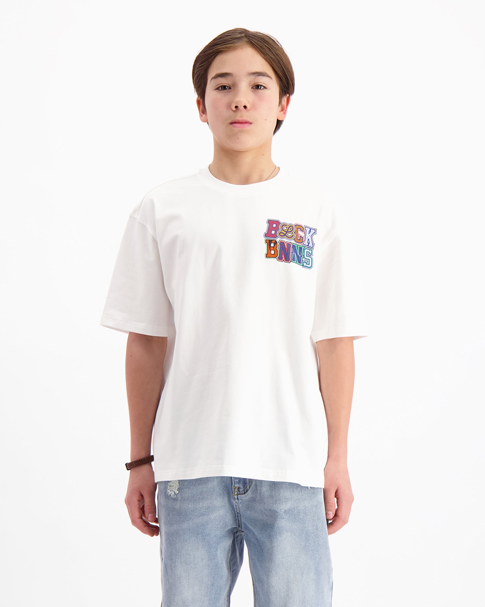 KIDS DRIBBLE T-SHIRT | White