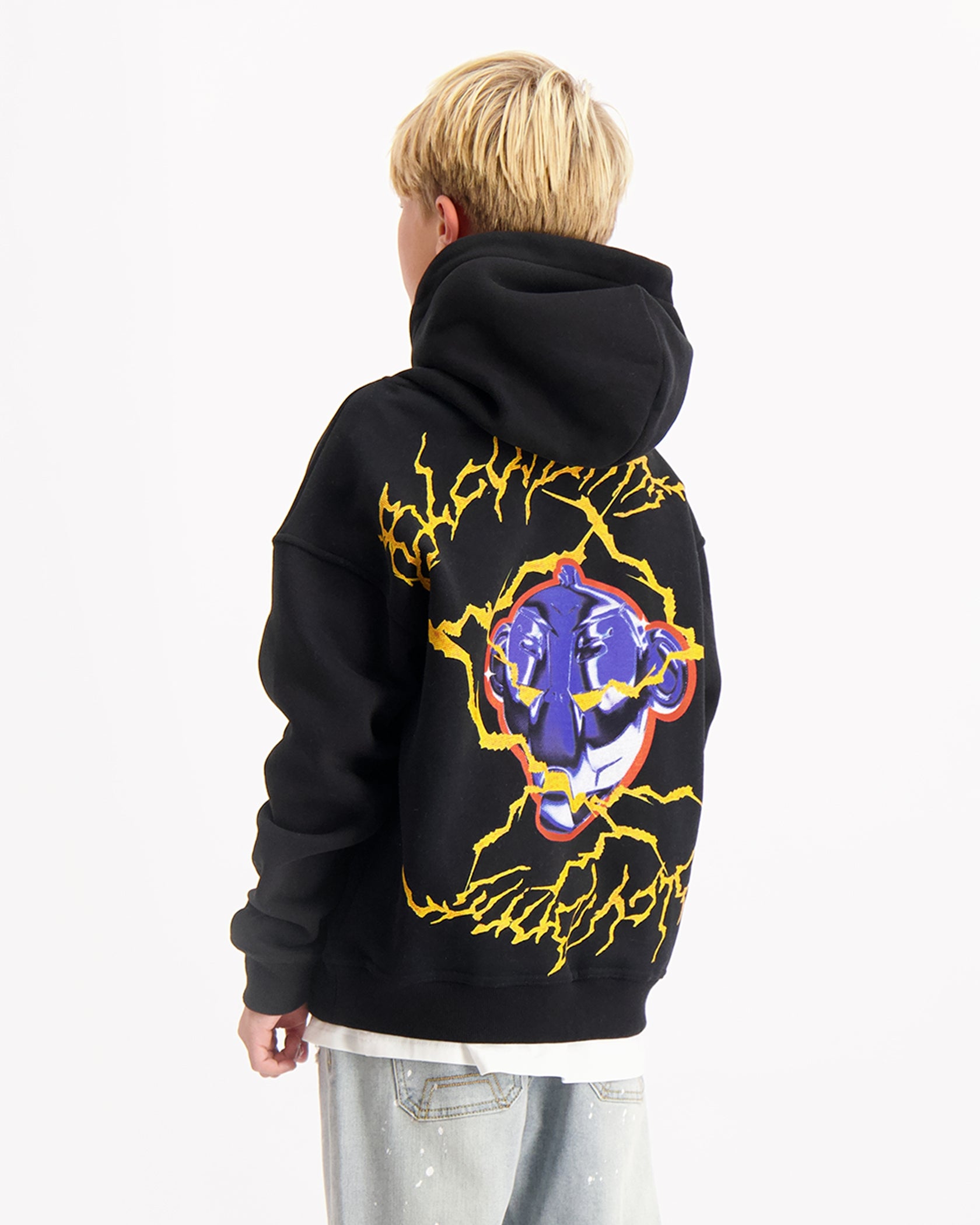 KIDS ELECTRO HOODIE | Black