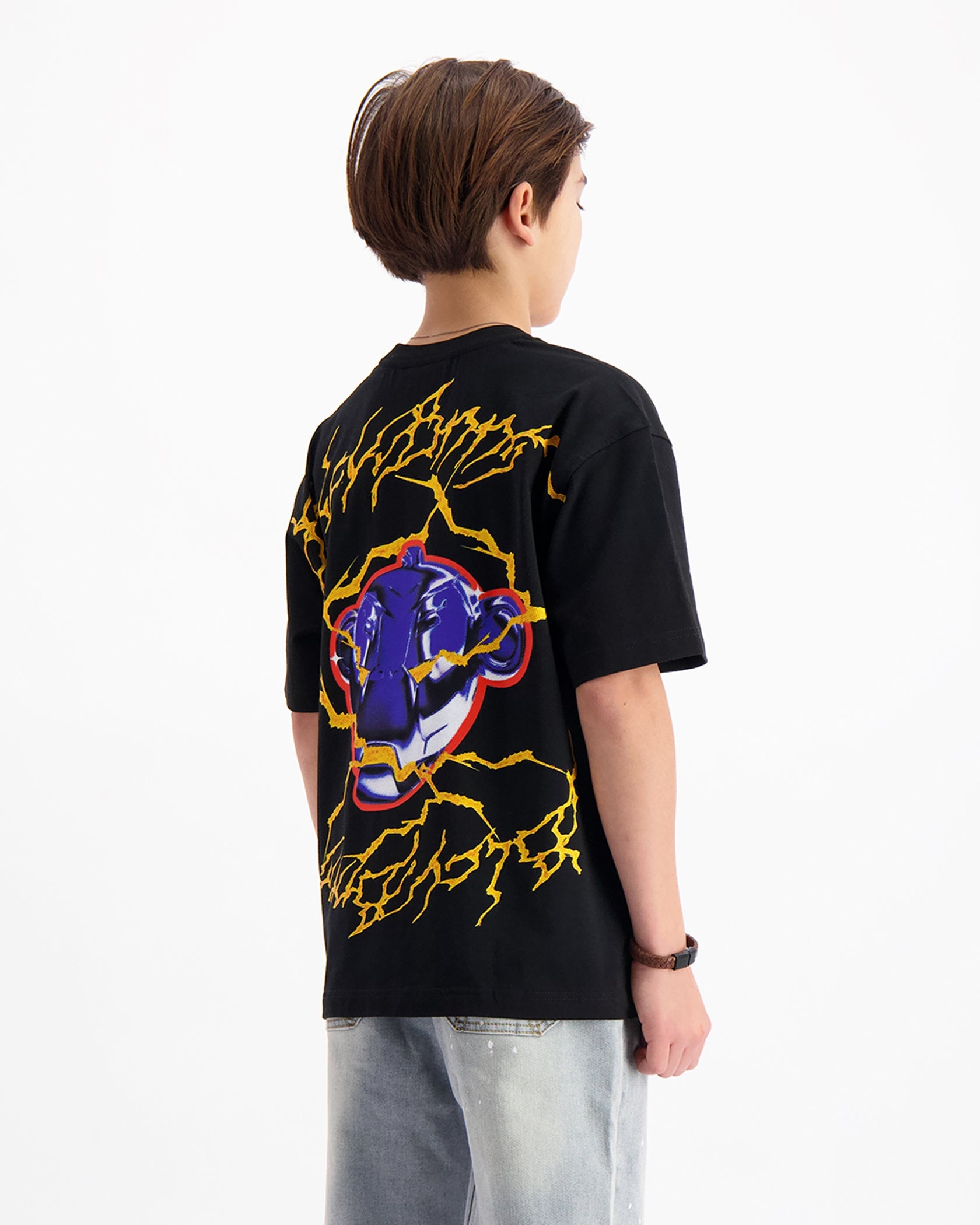 KIDS ELECTRO T-SHIRT | Black