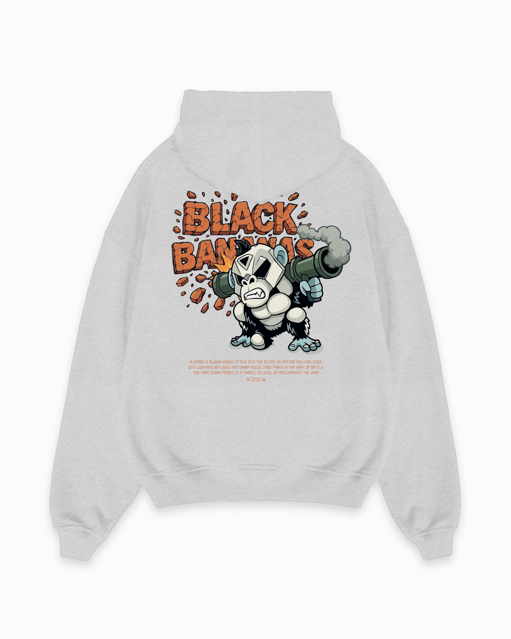 KIDS EXPLODE HOODIE | Melange Grey