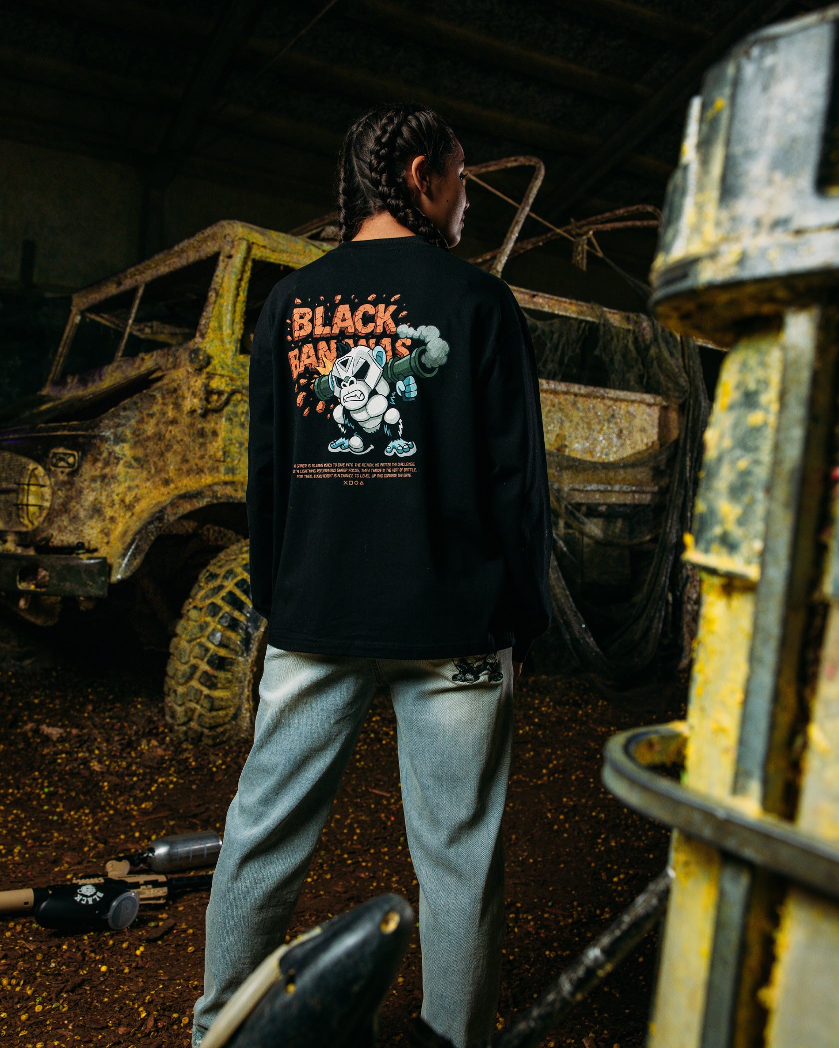 KIDS EXPLODE LONGSLEEVE | Black