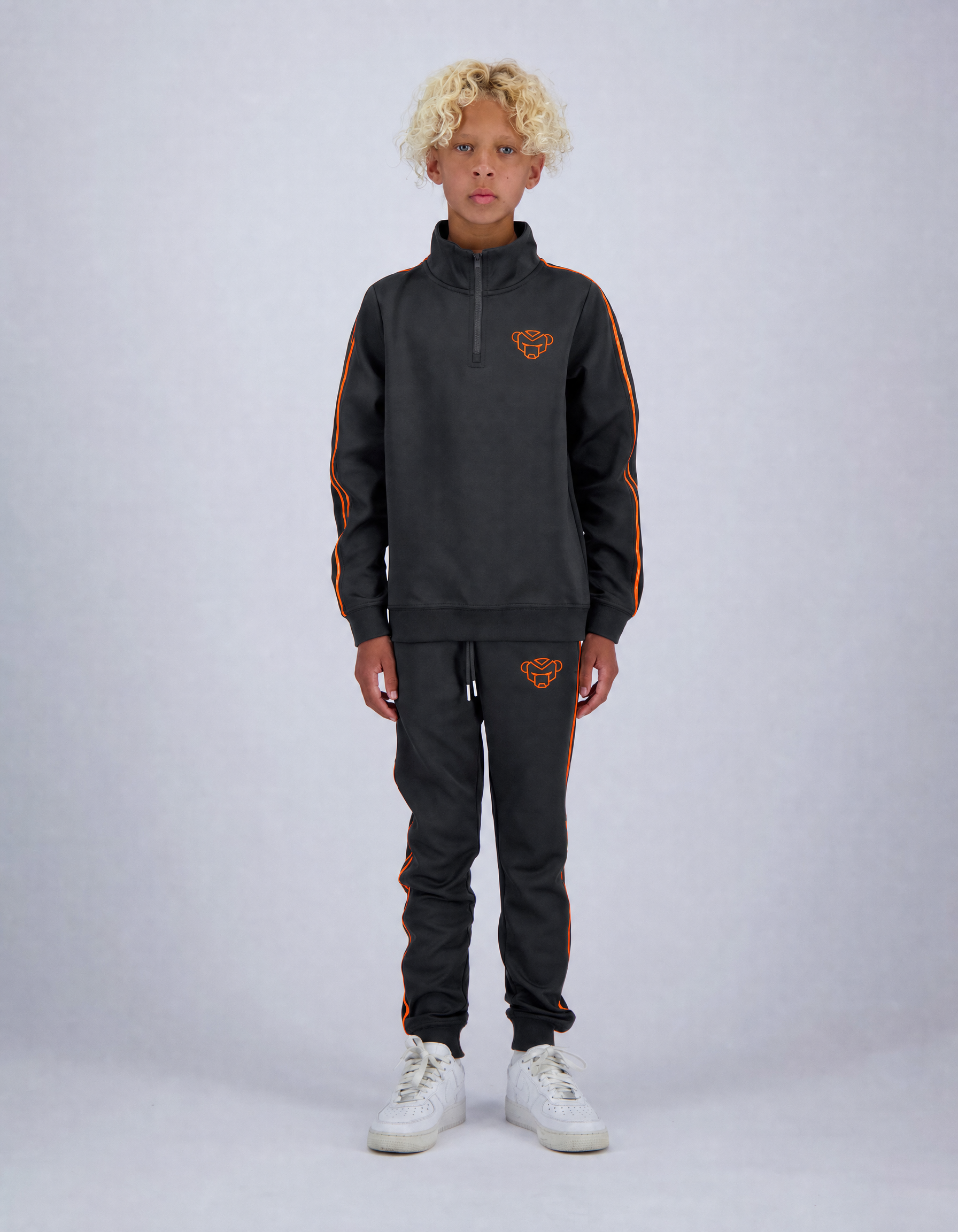 KIDS EYES TRACKSUIT | Charcoal
