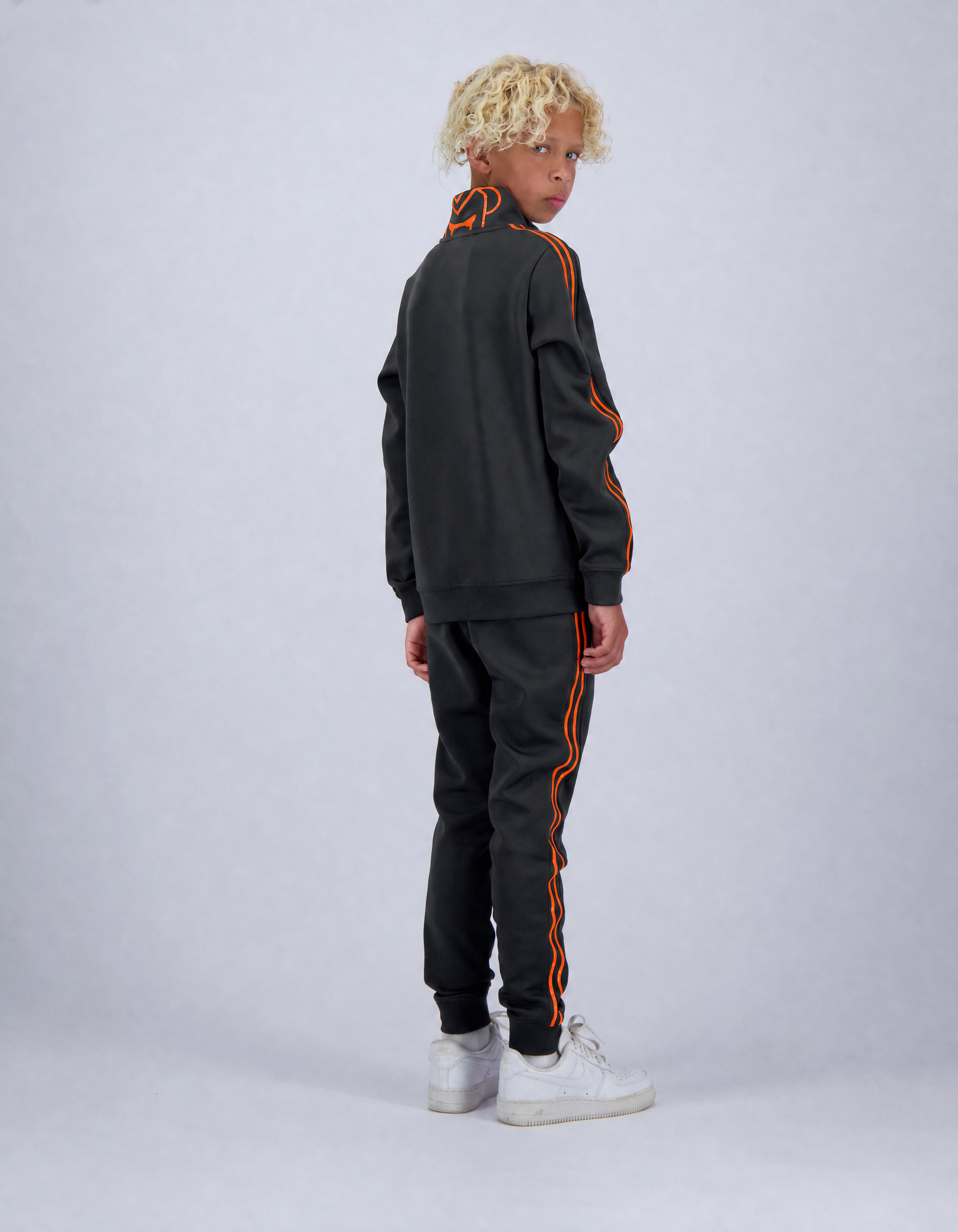 KIDS EYES TRACKSUIT | Charcoal
