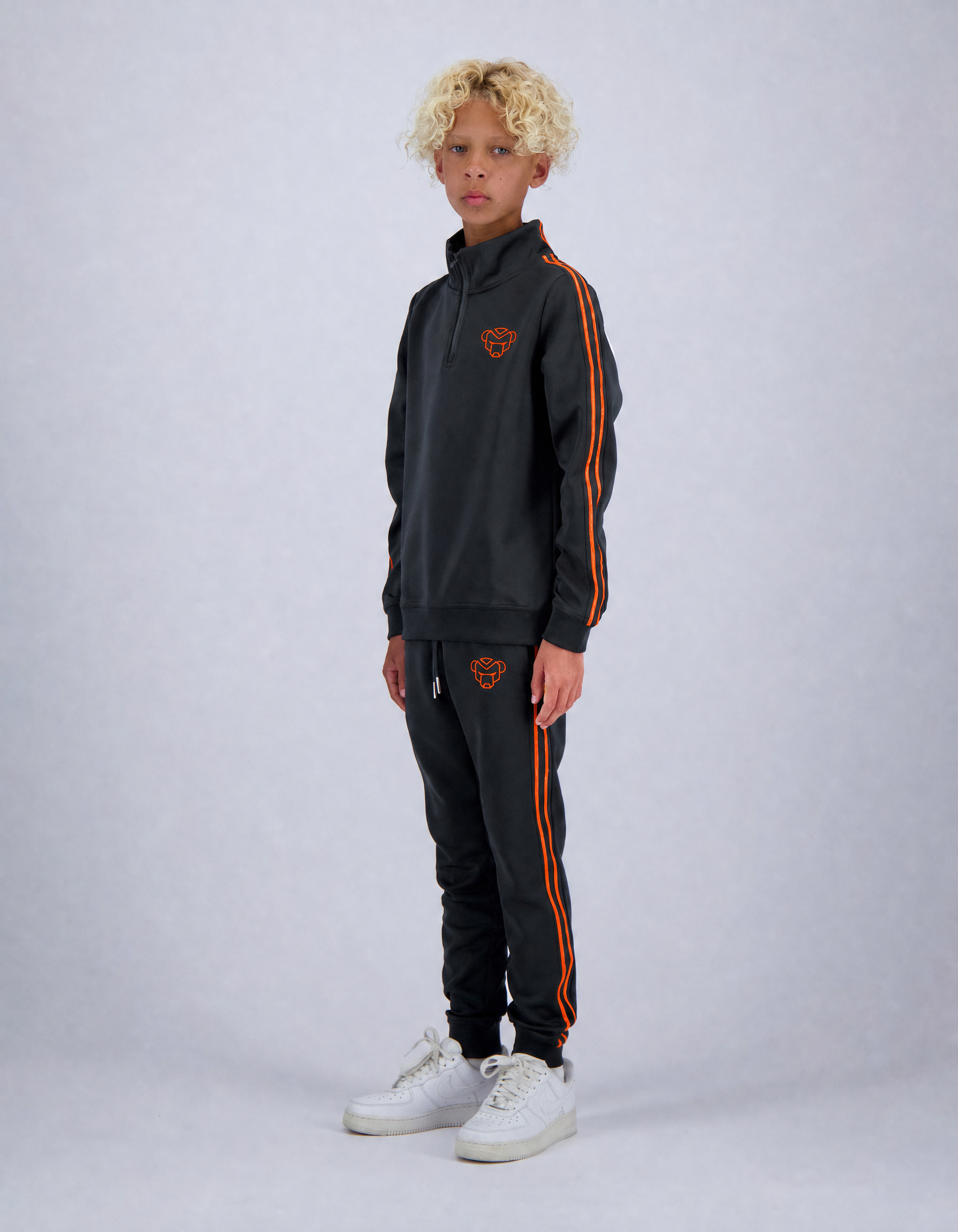 KIDS EYES TRACKSUIT | Charcoal