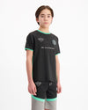 KIDS FOOTBALL T-SHIRT | Black