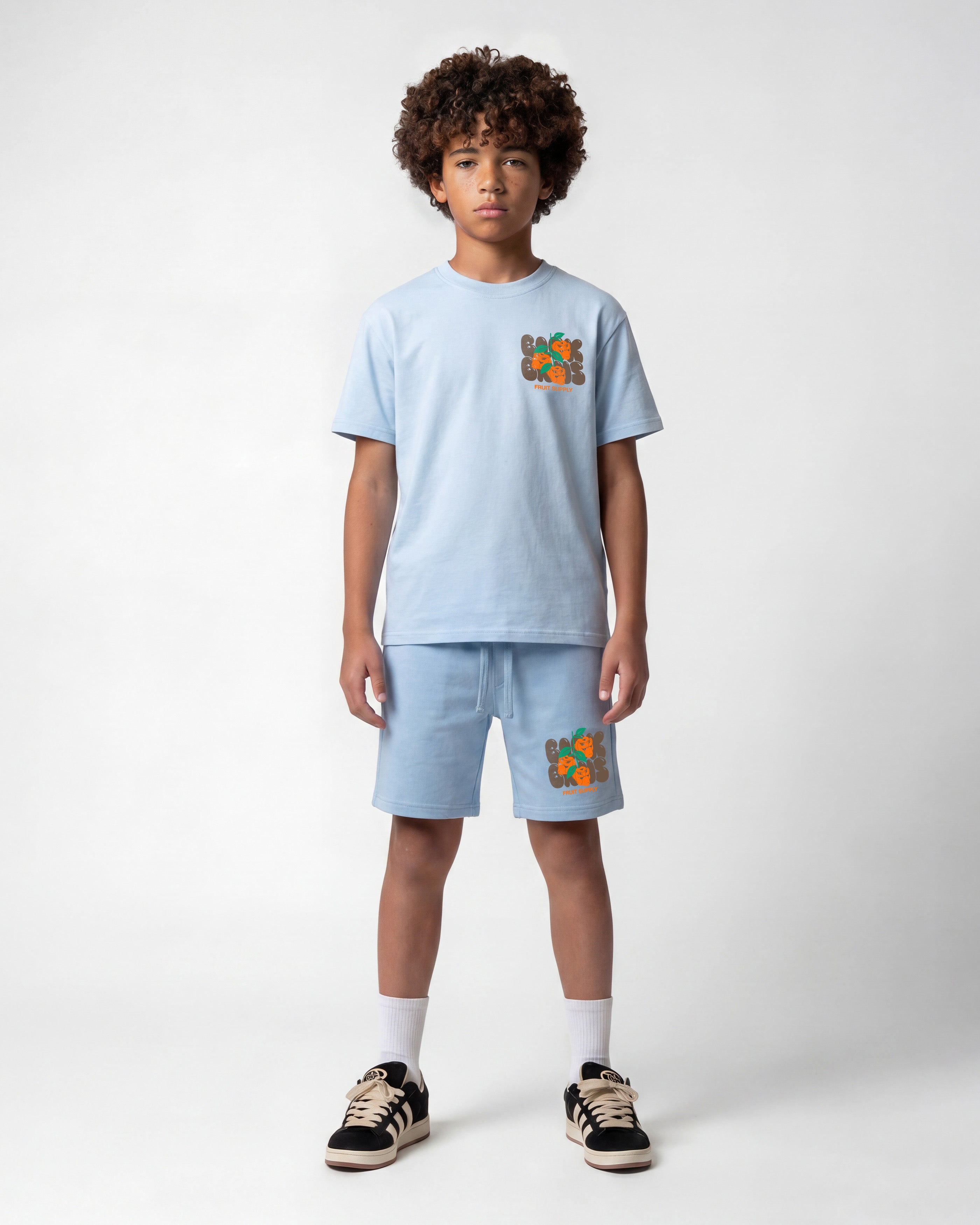 KIDS FRUIT SUPPLY TWINSET | Light Blue