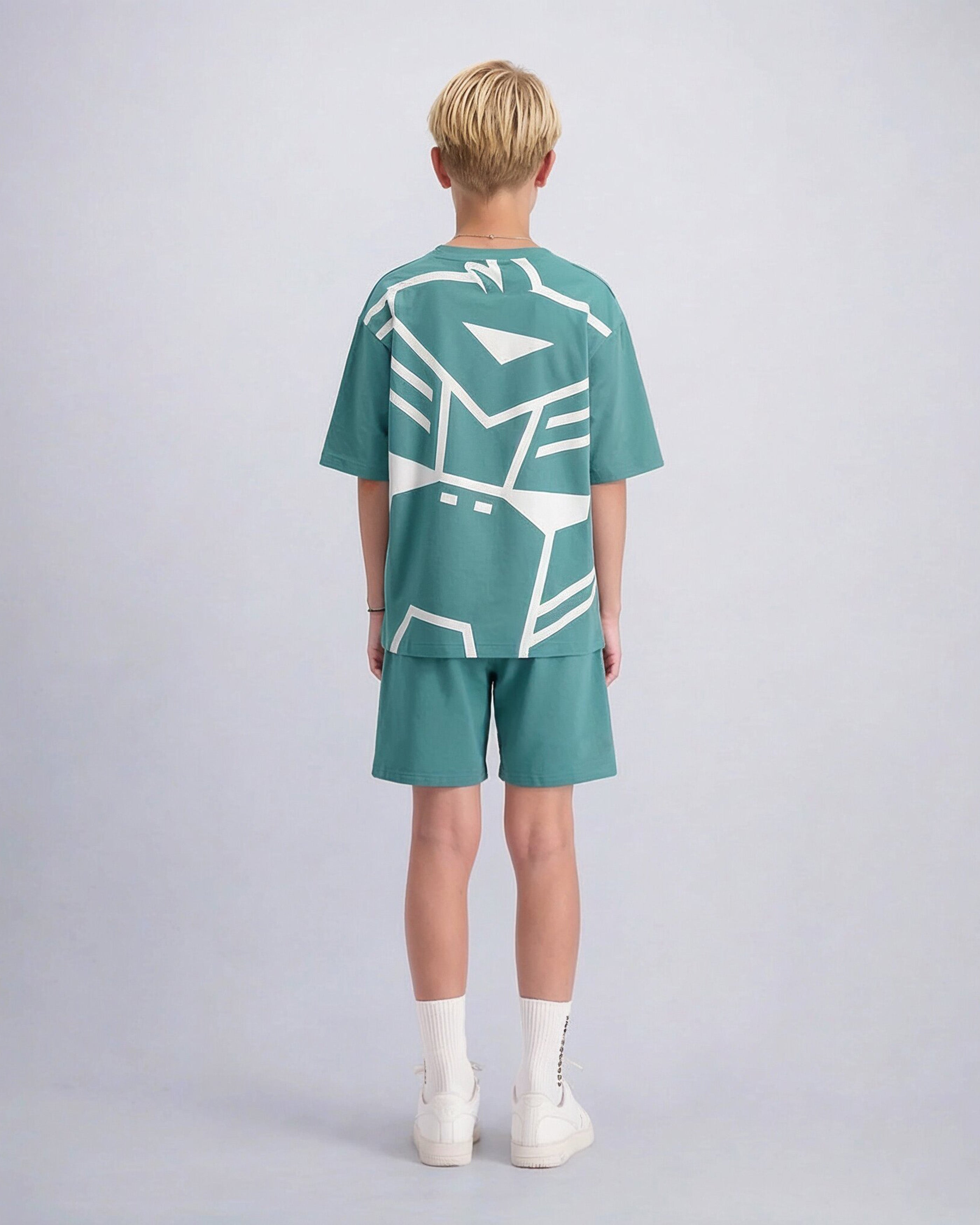 KIDS HUGE CONVOY TWINSET  Aqua