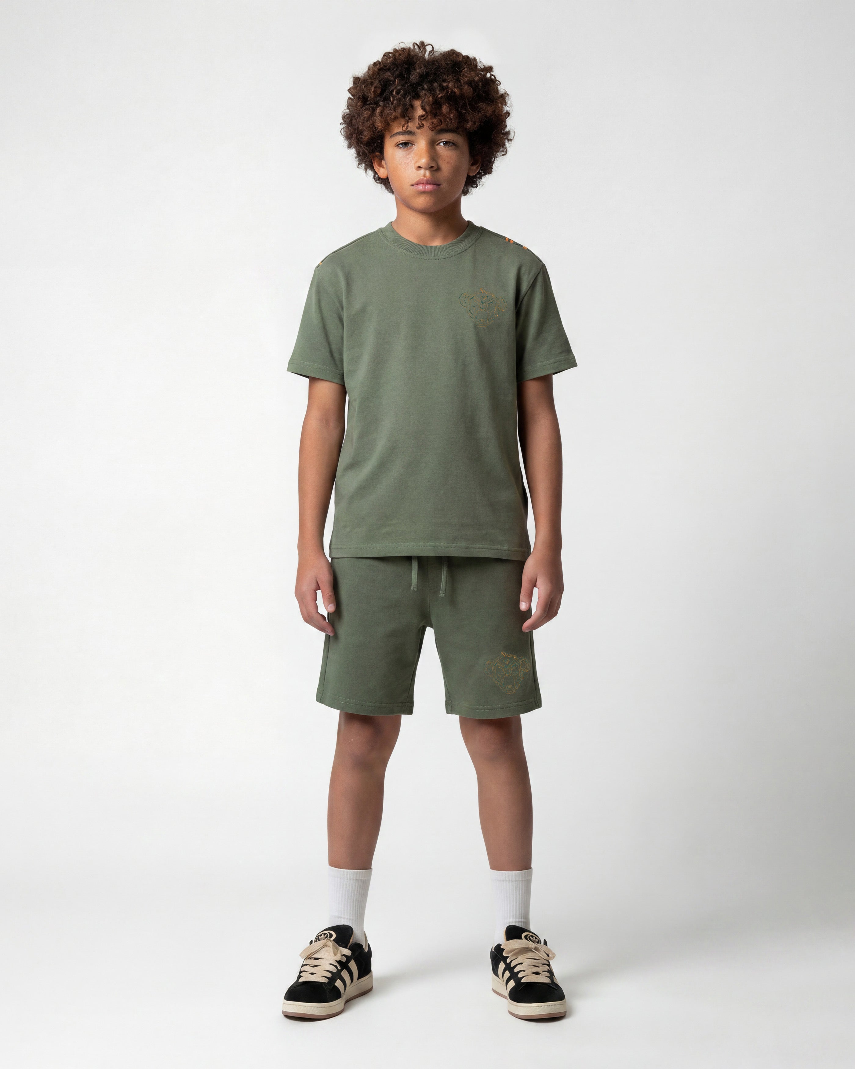 KIDS HUGE SKETCH TWINSET | Mint Green
