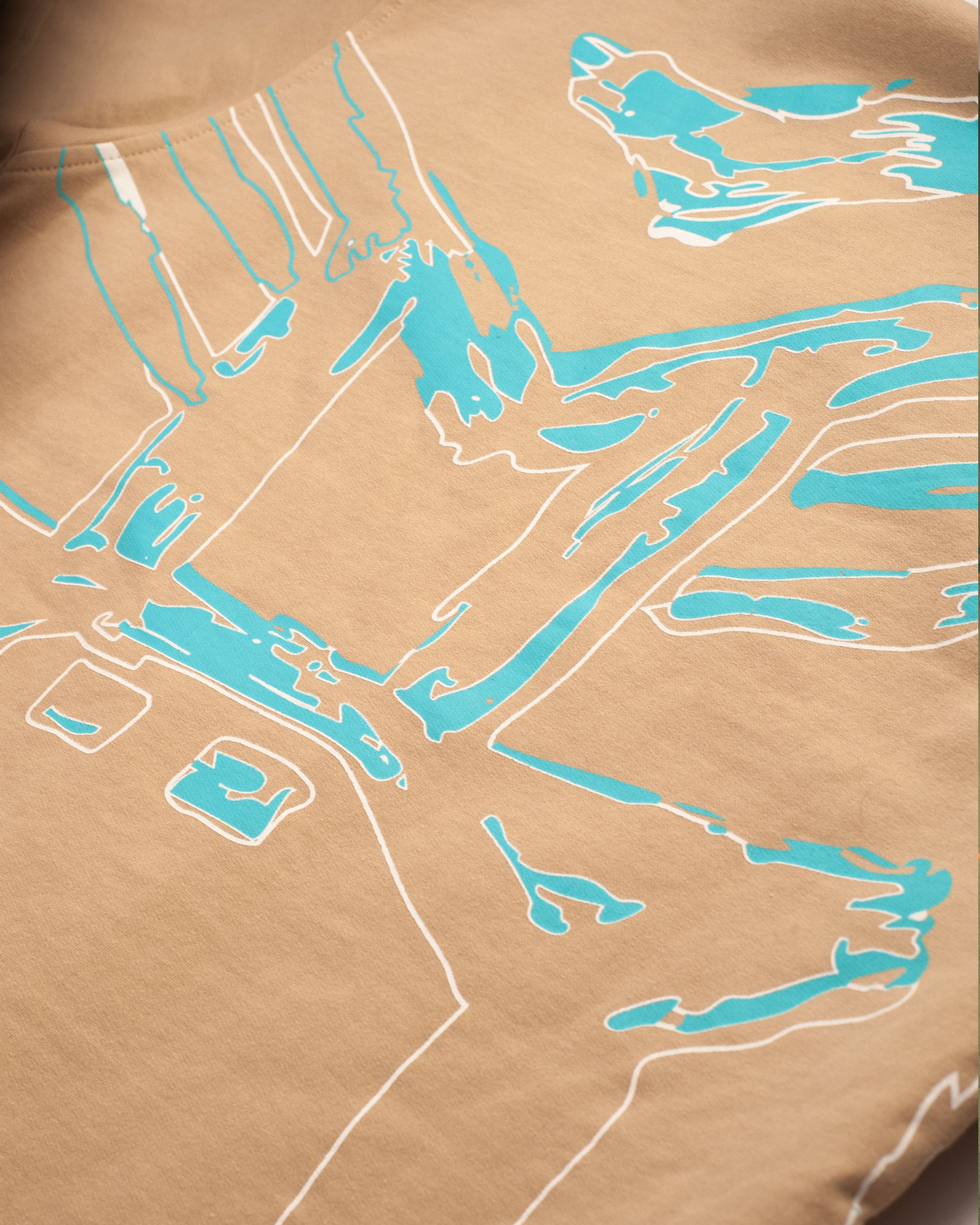 KIDS HUGE SKETCH TWINSET | Sand