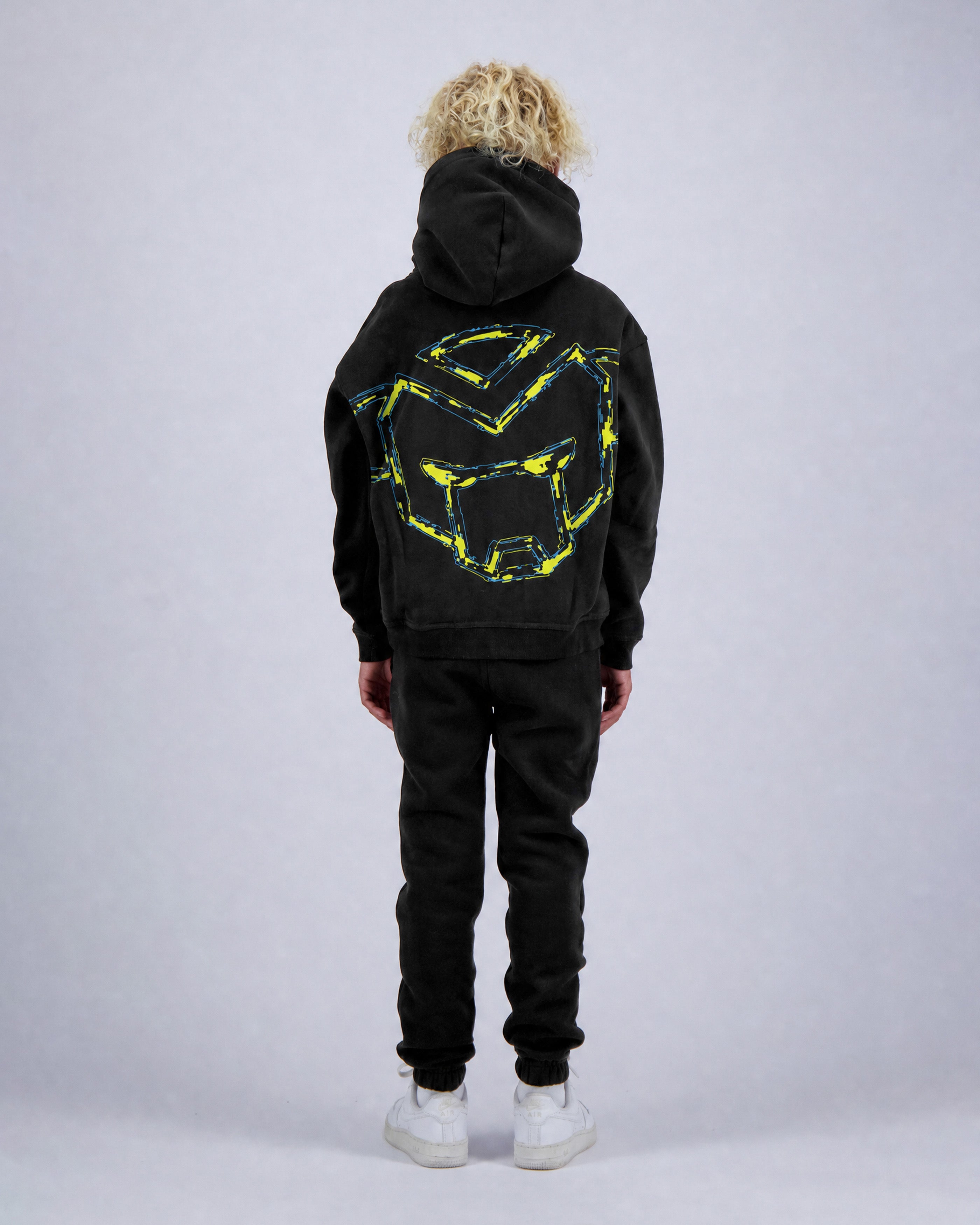 KIDS HUGE SKETCH SWEATSUIT | Black