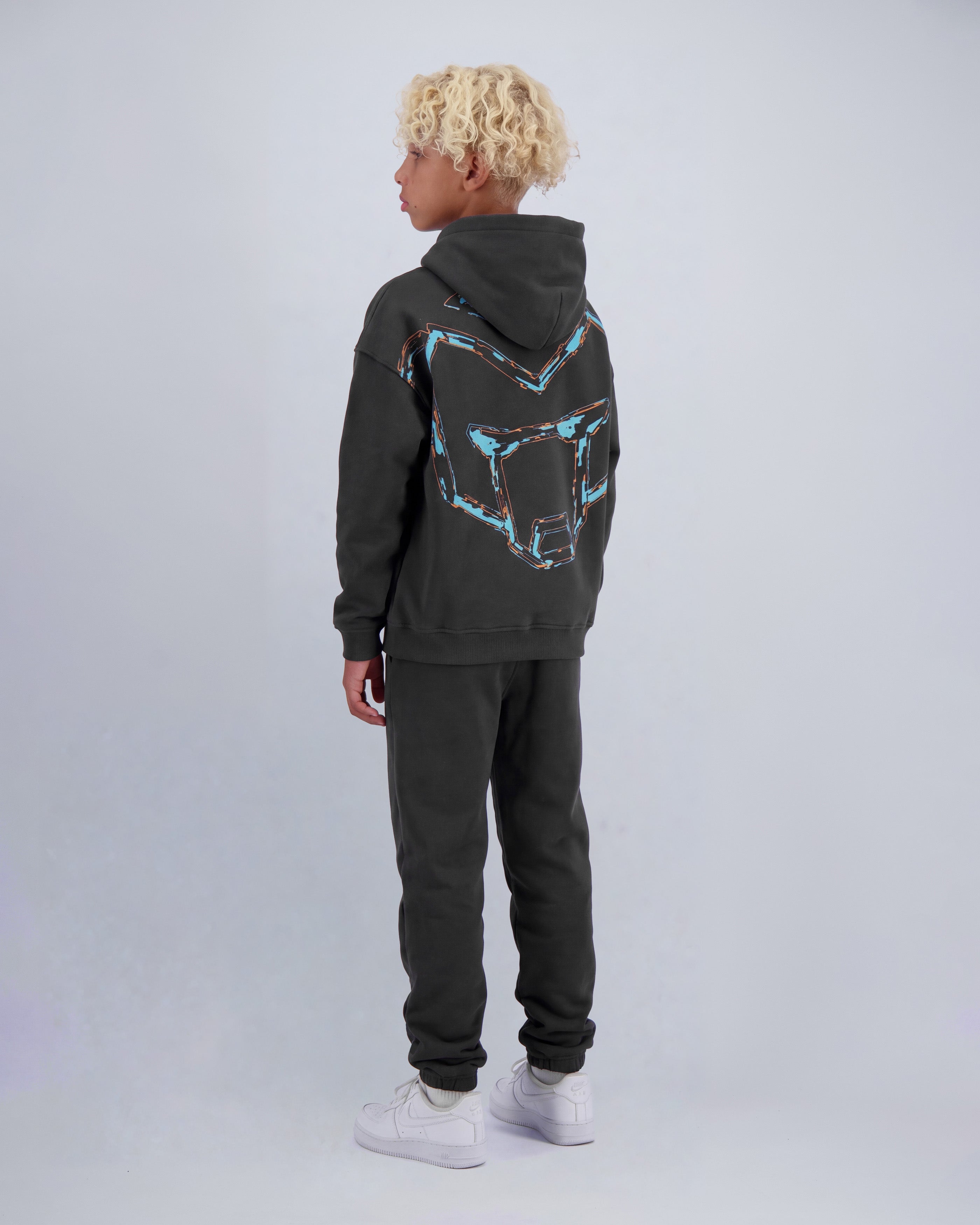 KIDS HUGE SKETCH SWEATSUIT | Charcoal