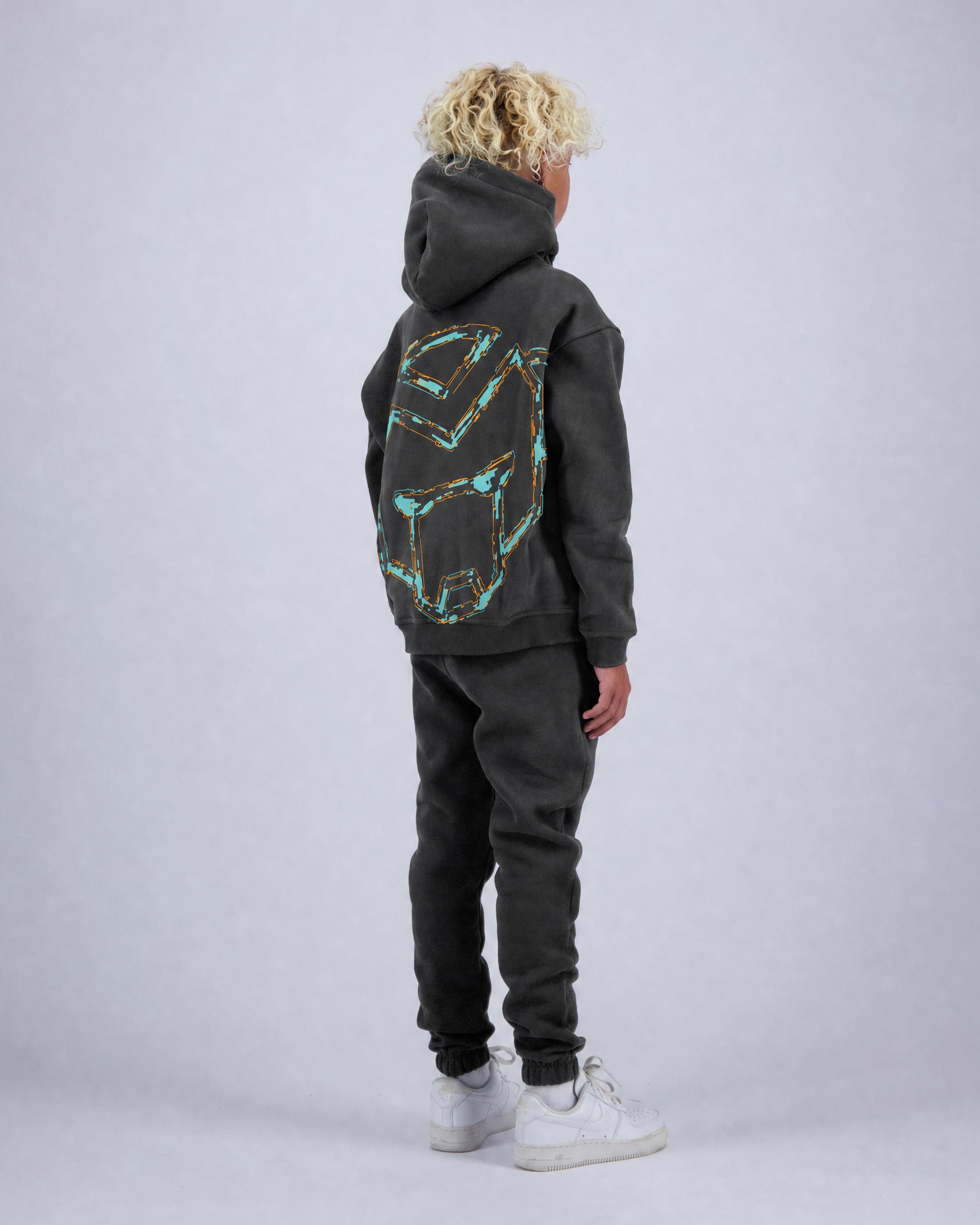 KIDS HUGE SKETCH SWEATSUIT | Charcoal