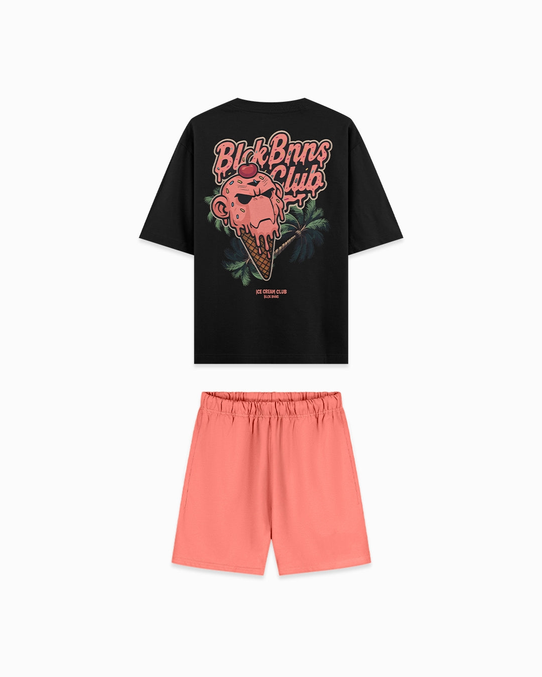 KIDS ICE CREAM TWINSET | Salmon