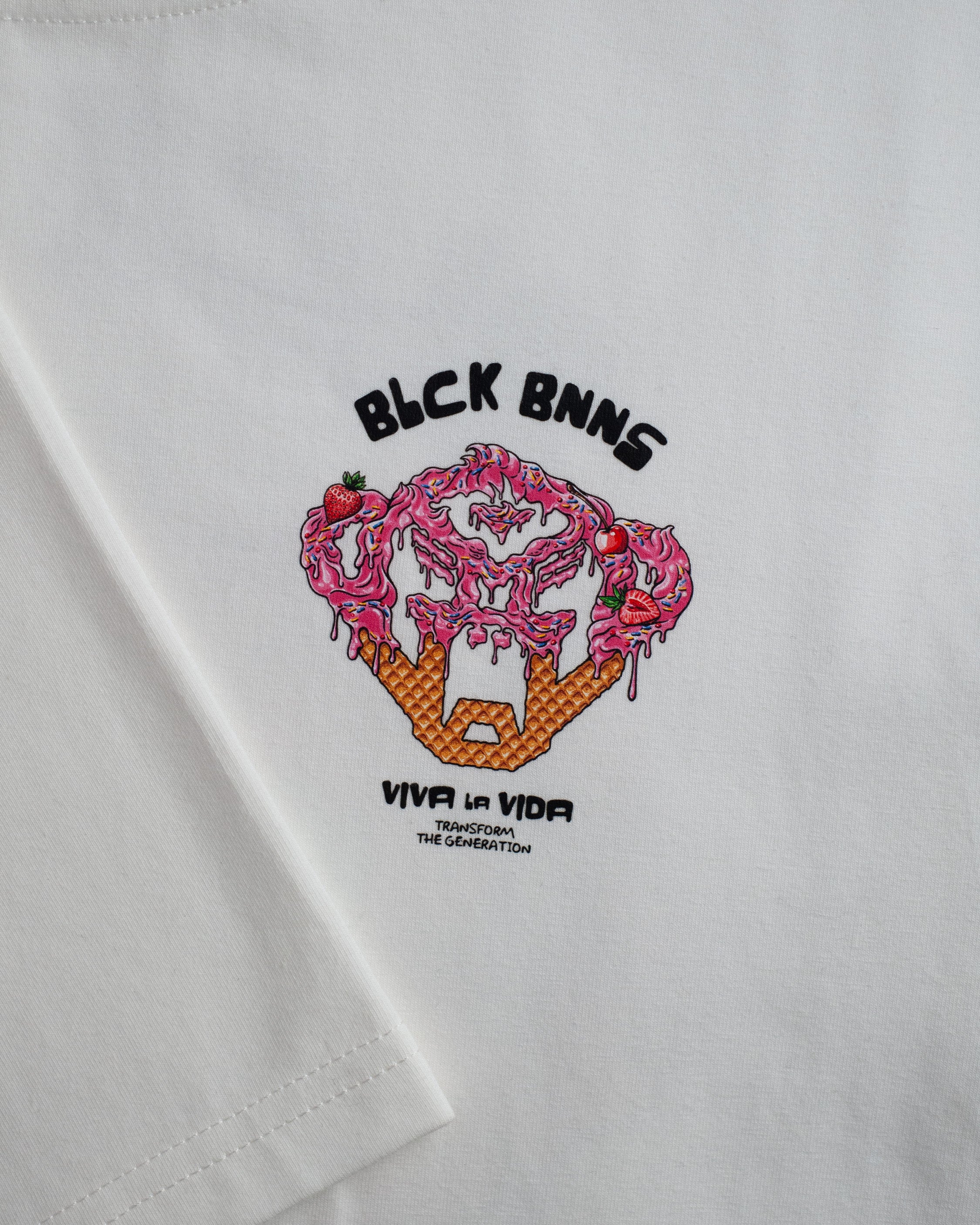 CAMISETA DE HELADO PARA NIÑOS | Blanca