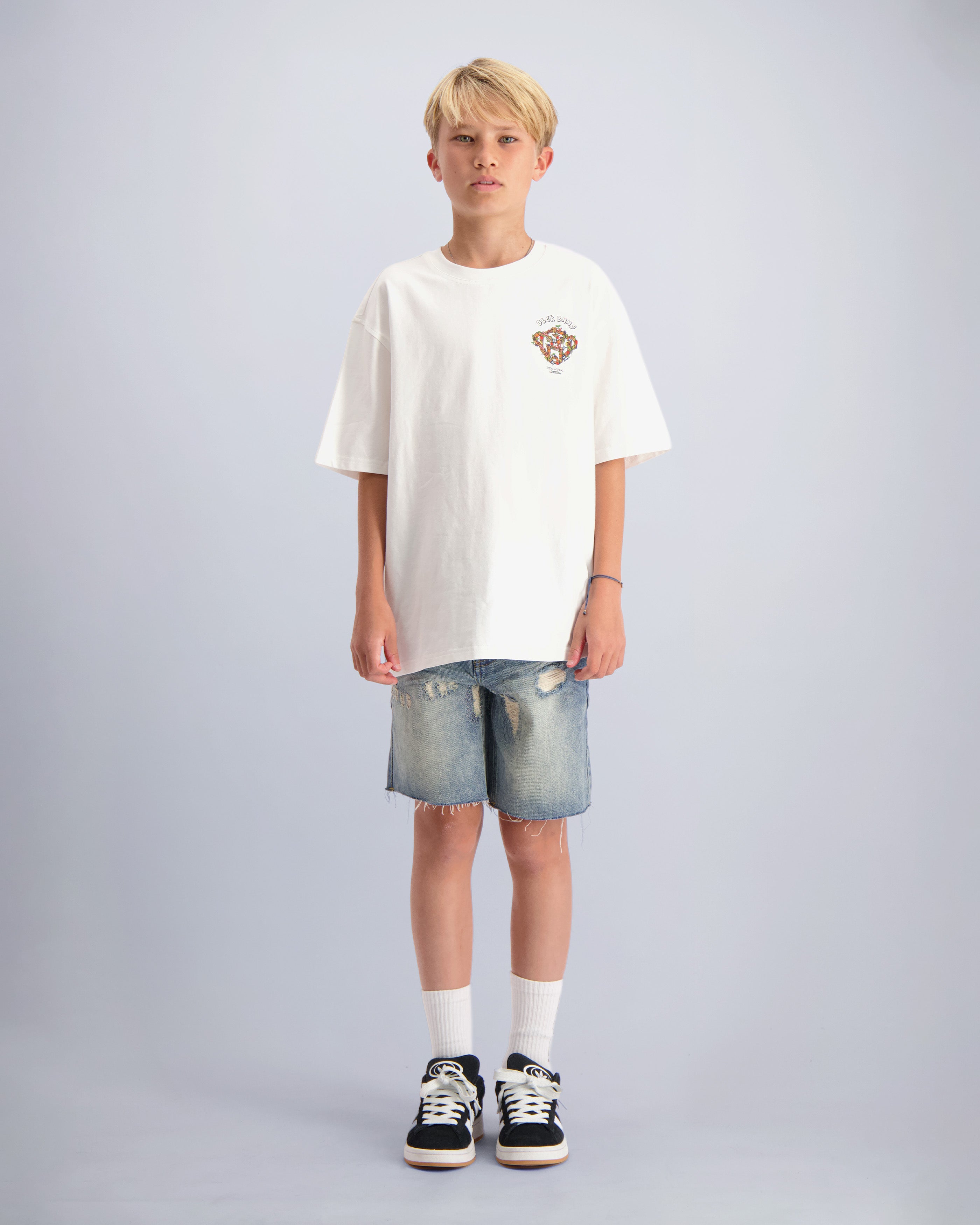 KIDS JUNGLE T-SHIRT | Wit