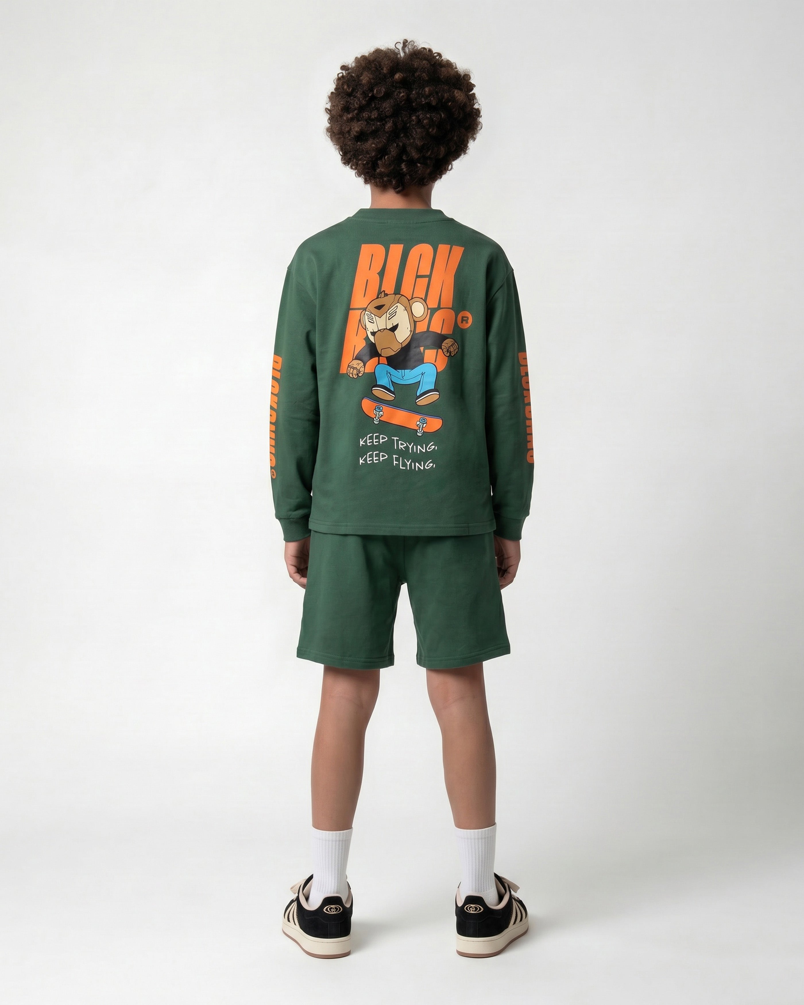 KIDS KEEP FLYING TWINSET | Green