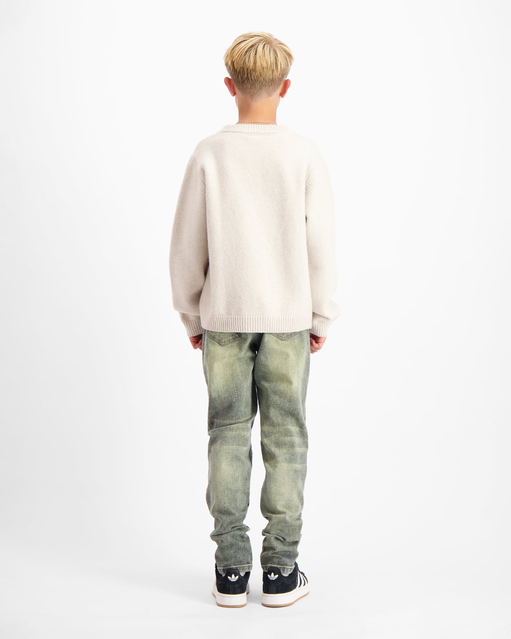 KIDS KNITTED SWEATER | Beige