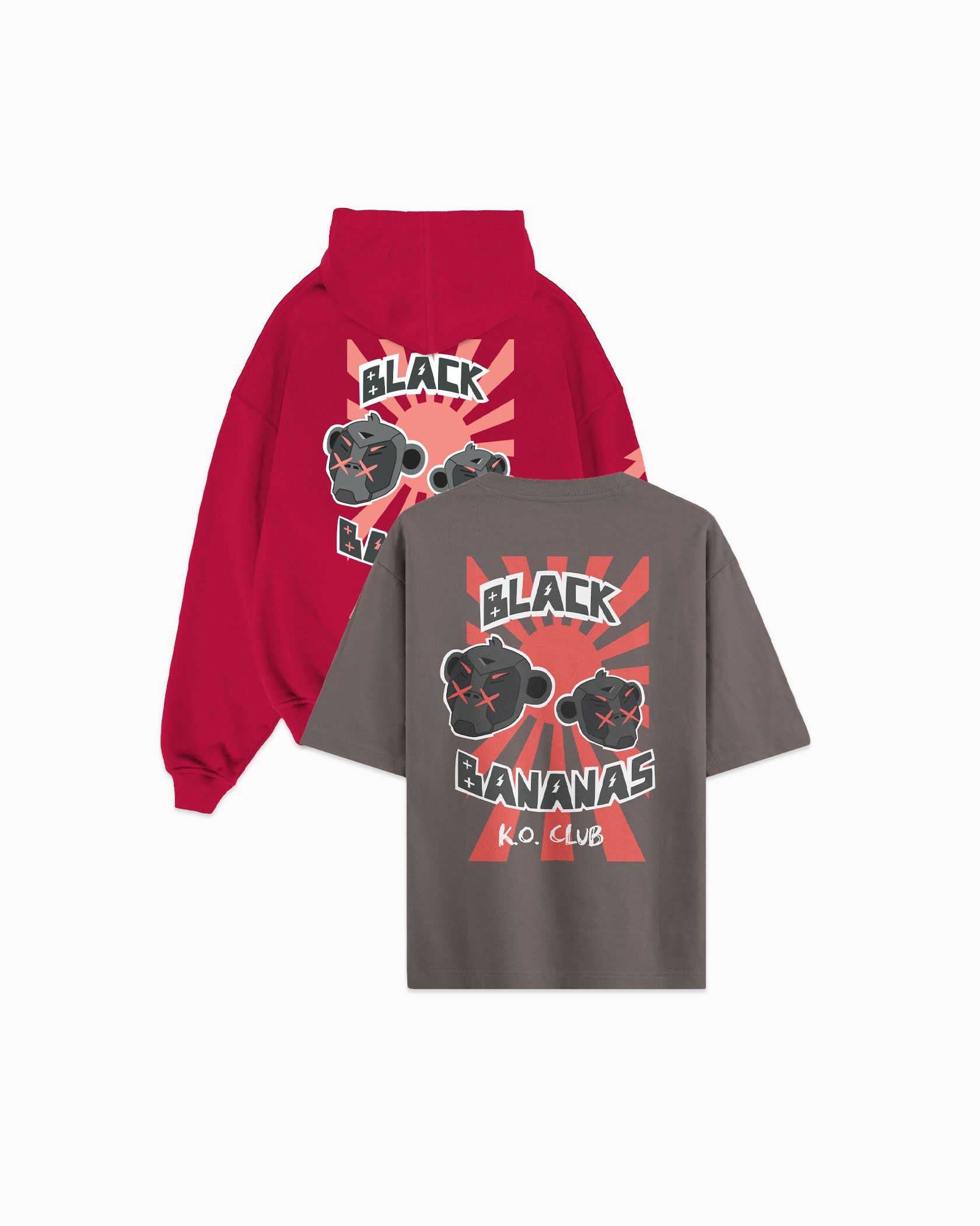 2 PACK - KO CLUB T-SHIRT & HOODIE | RED