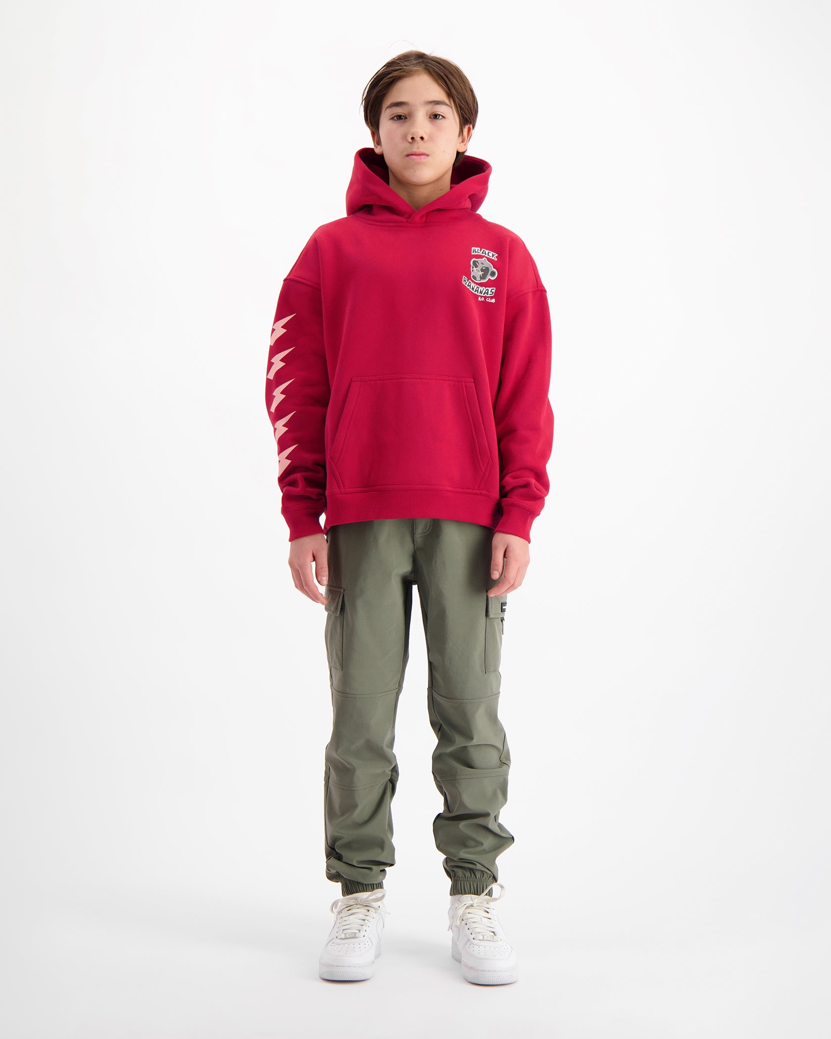 KIDS KO CLUB HOODIE | Red