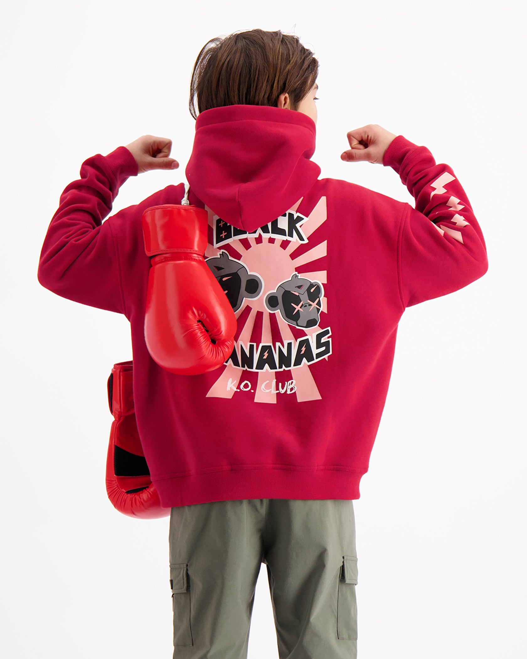 KIDS KO CLUB HOODIE | Red