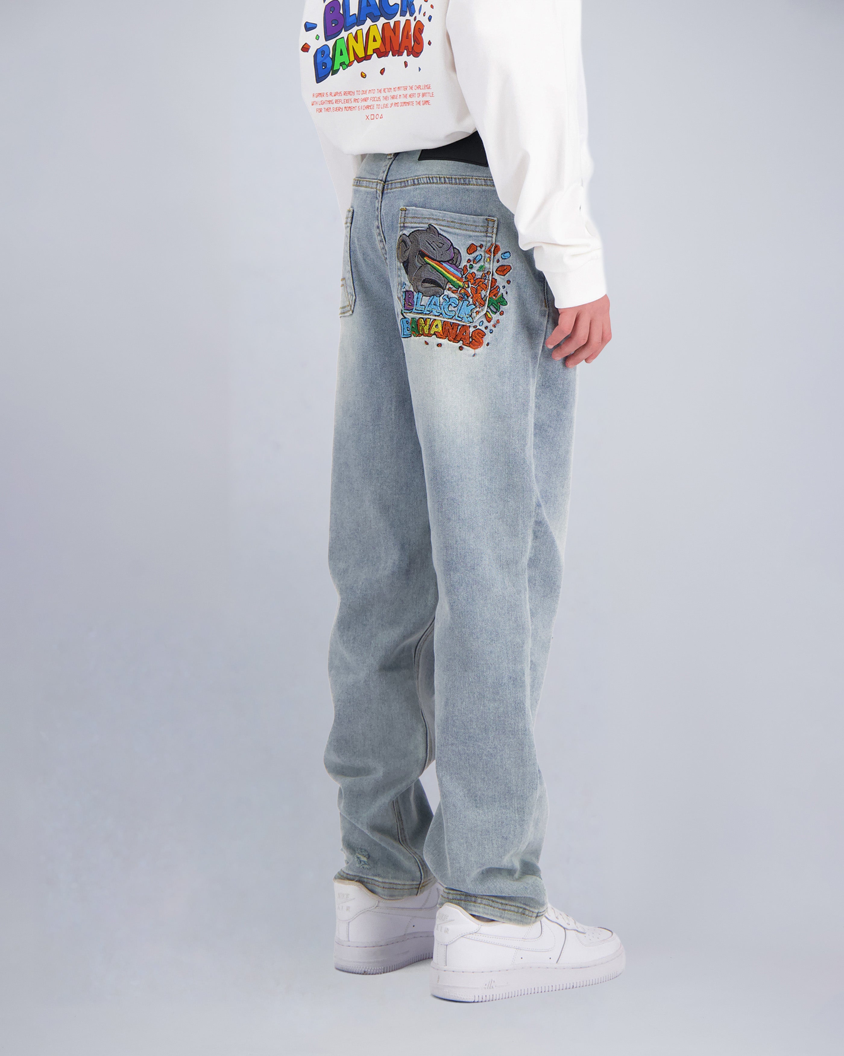 KIDS LASER DENIM | Hellblau