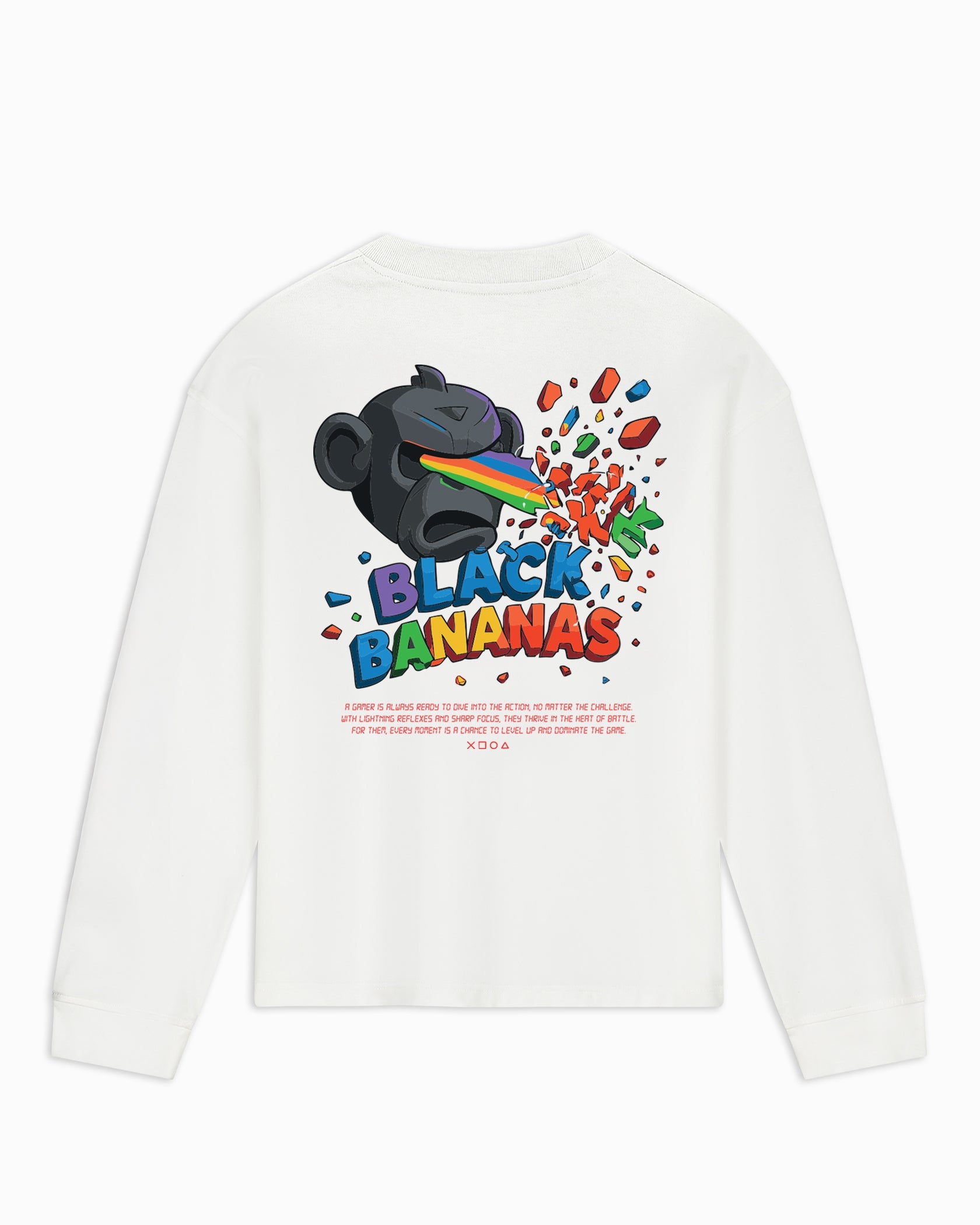 KIDS LASER LONGSLEEVE | White
