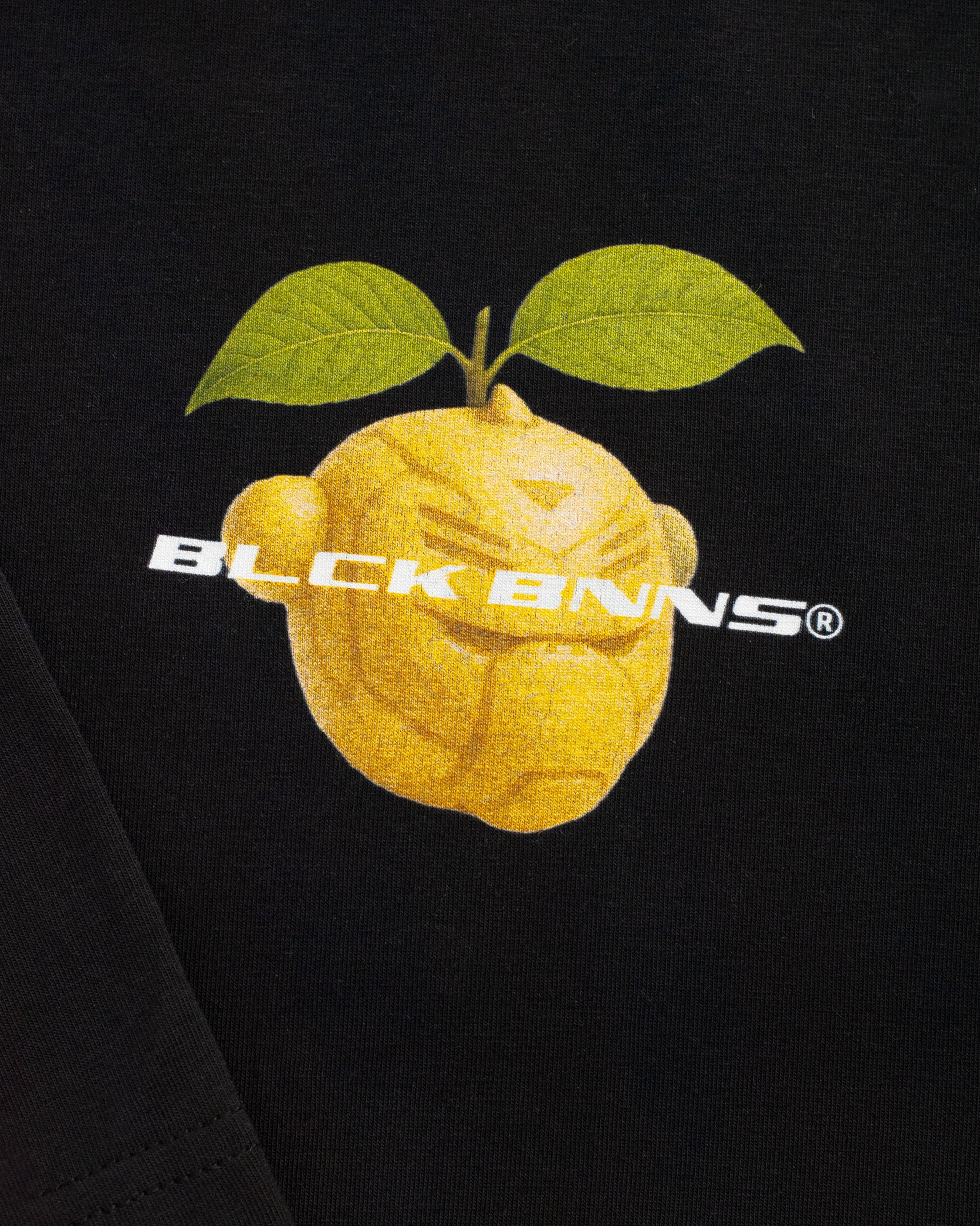 KINDER-T-SHIRT MIT ZITRONENMOTIV | Schwarz