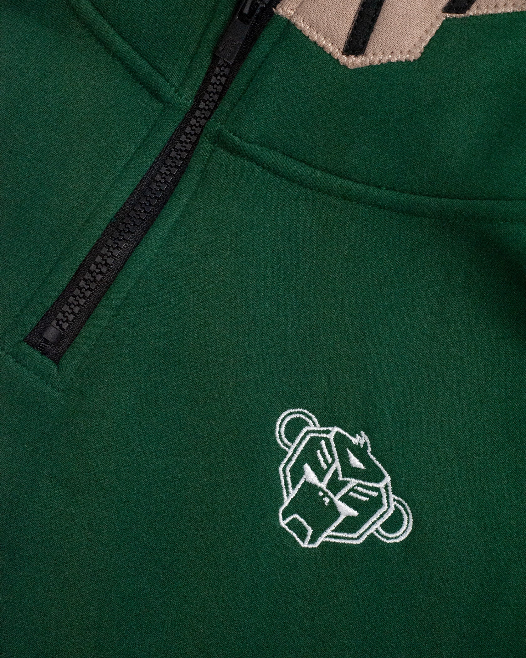 KINDERMASKEN-HOODIE | Grün