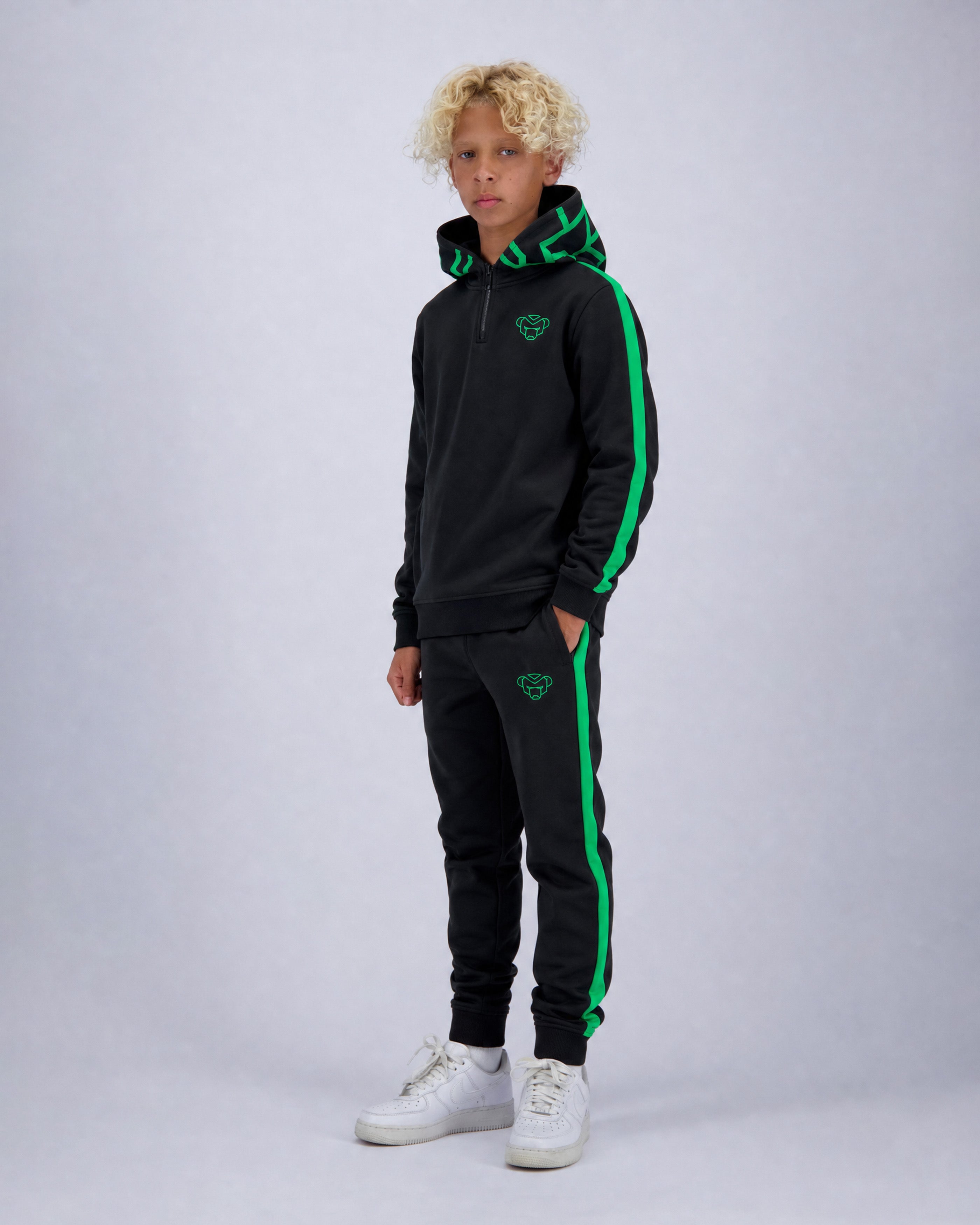 KIDS MASK TRACKSUIT | Black