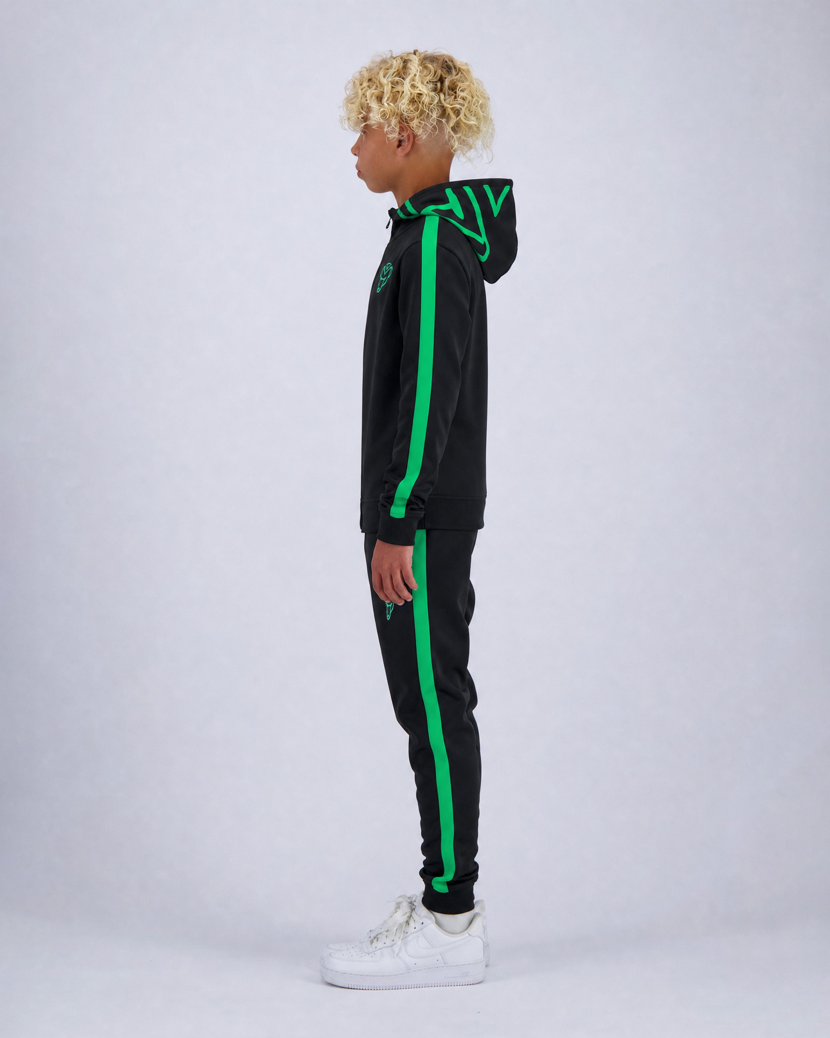 KIDS MASK TRACKSUIT | Black