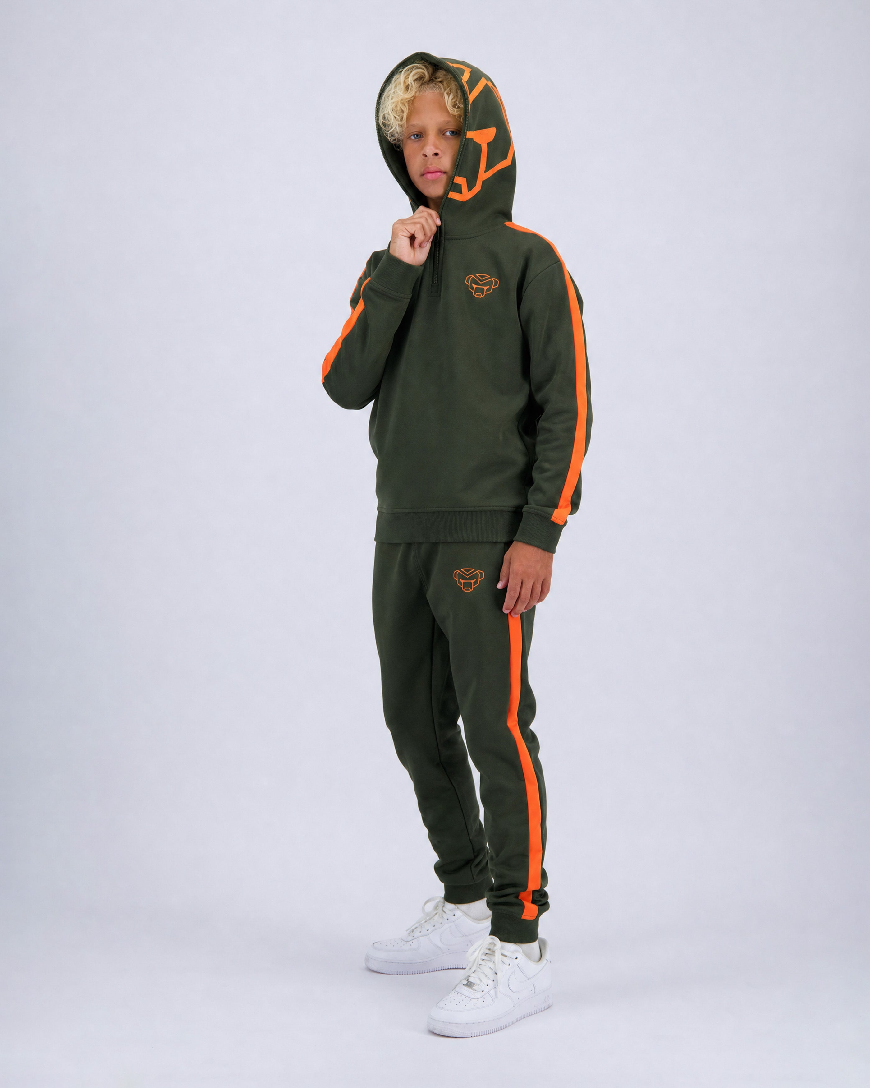 KIDS MASK TRACKSUIT | Green