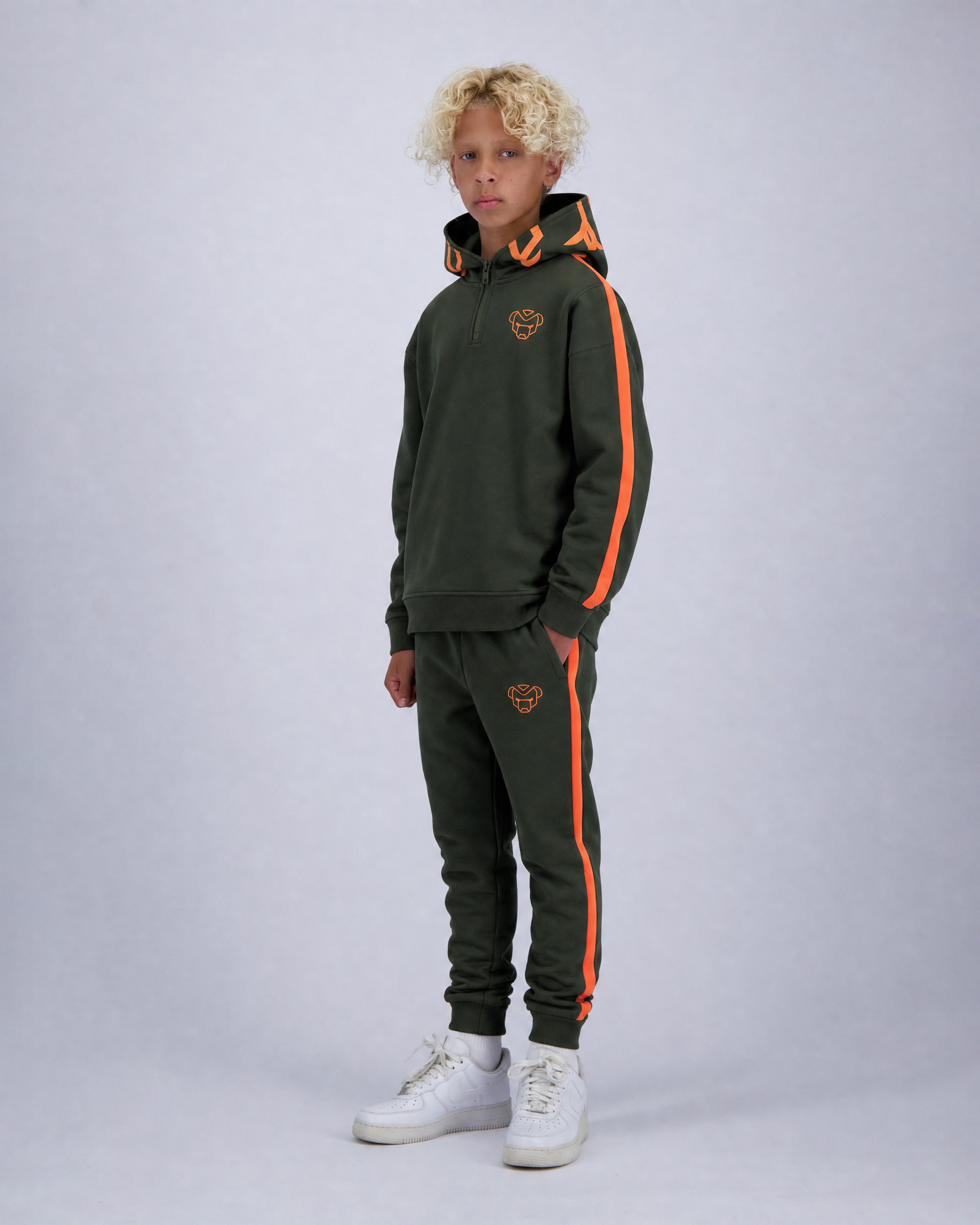 KIDS MASK TRACKSUIT | Green