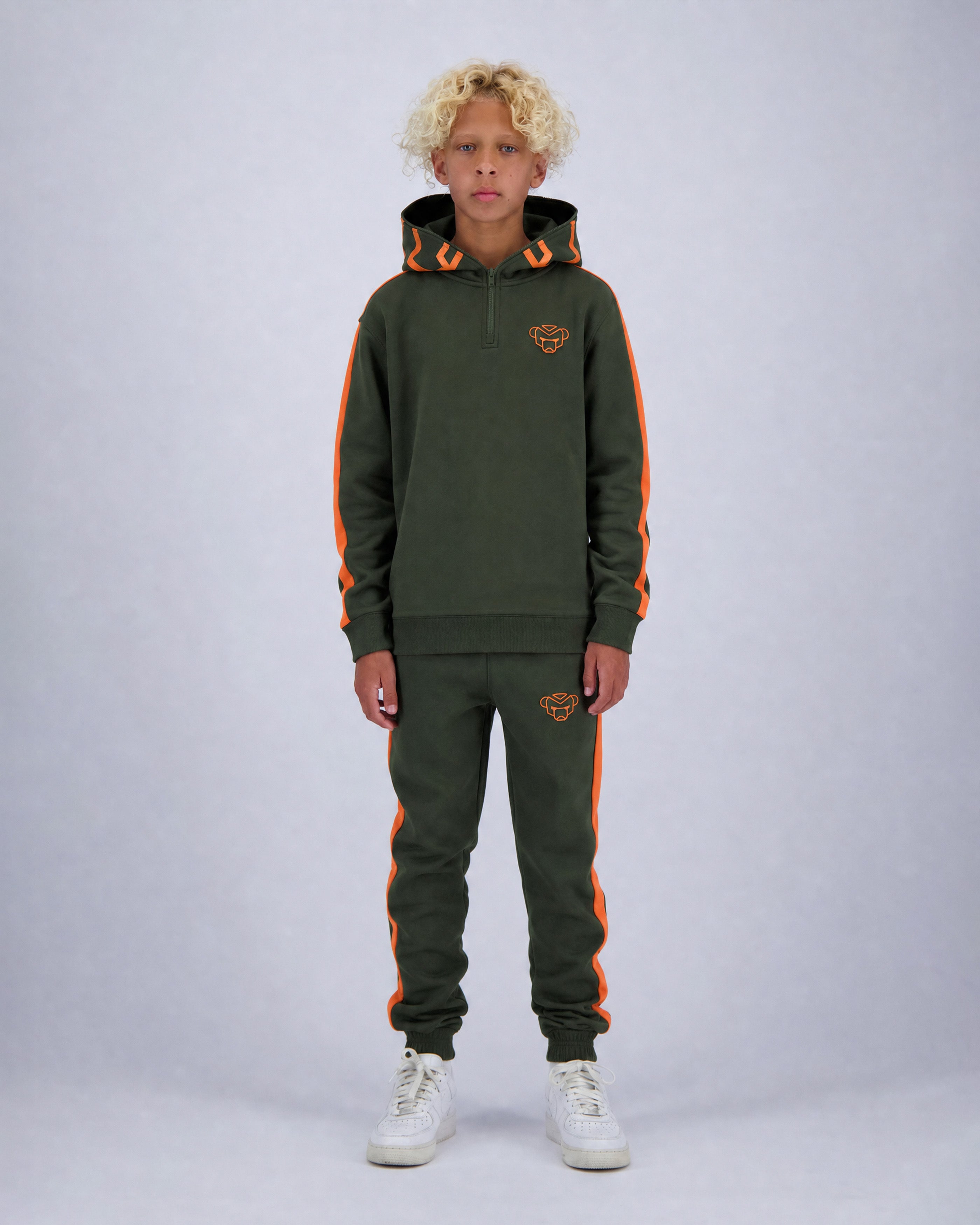 KIDS MASK TRACKSUIT | Green