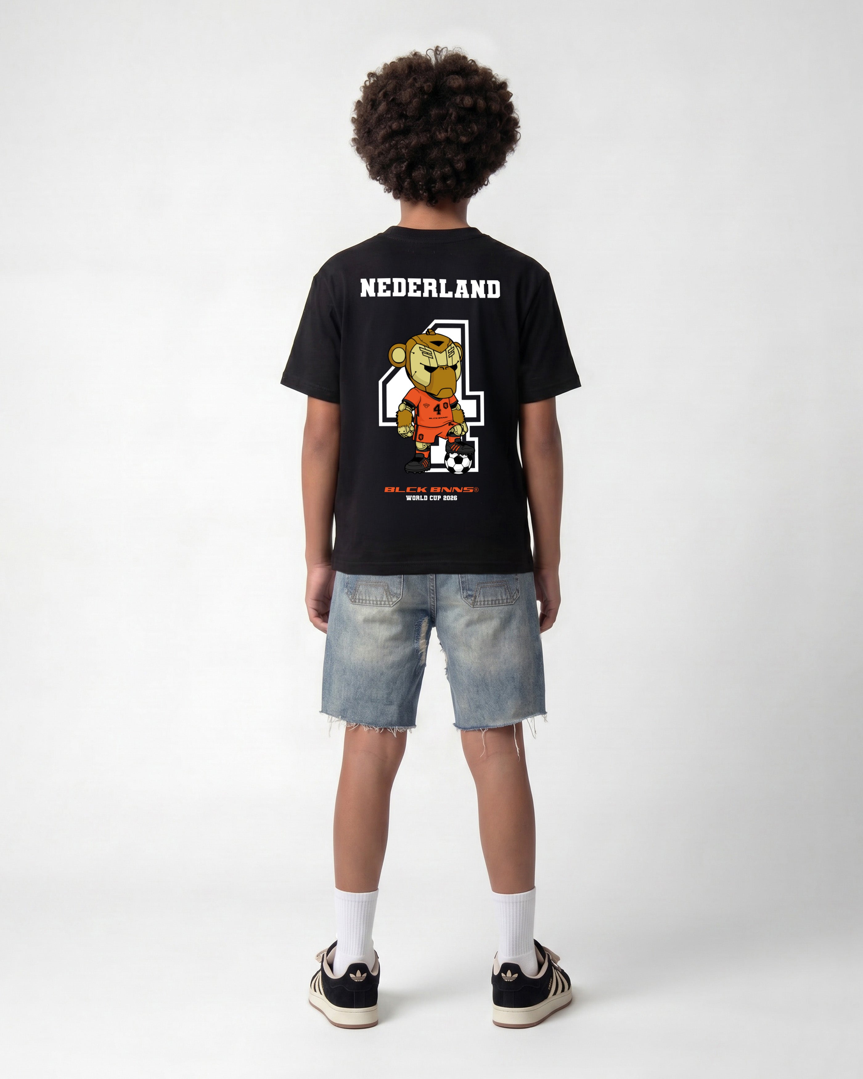 KIDS NEDERLAND WC T-SHIRT | Black
