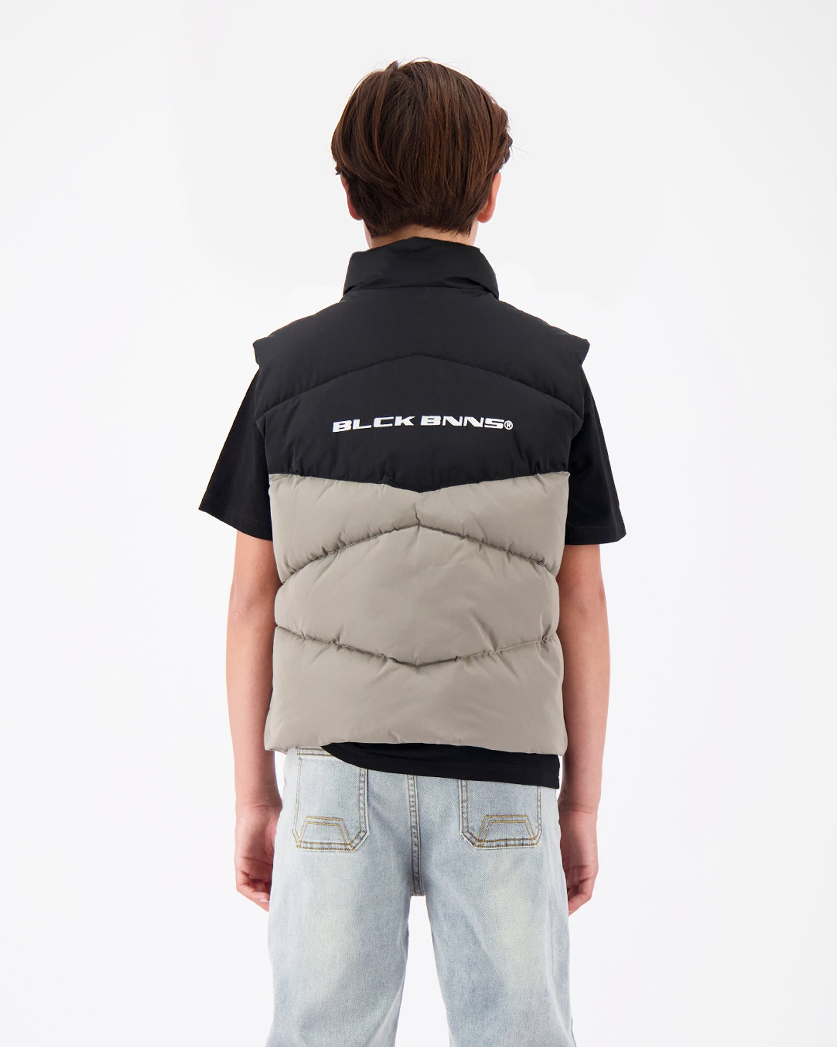 KIDS PEEK BODYWARMER | Grey/Black