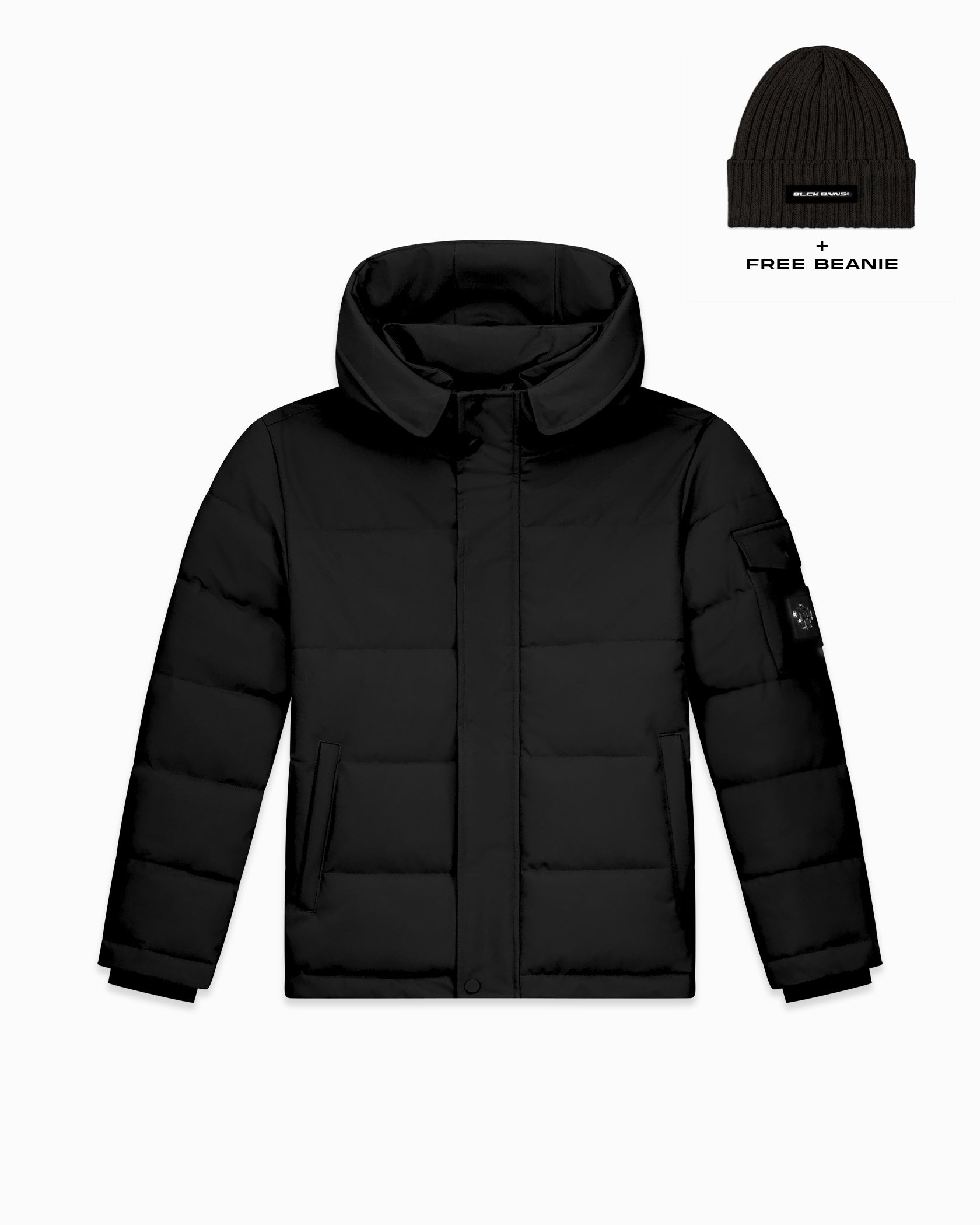 KIDS PLATE JACKET | BLACK