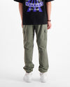 KIDS PLATE CARGO PANTS | Green