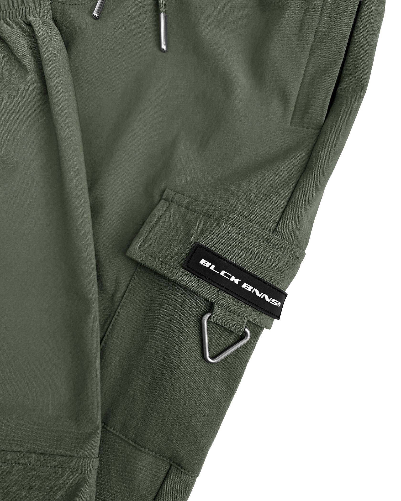 KIDS PLATE CARGO PANTS | Green