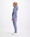 KIDS PLATE HOODIE SET | Blue