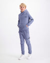 KIDS PLATE HOODIE SET | Blue