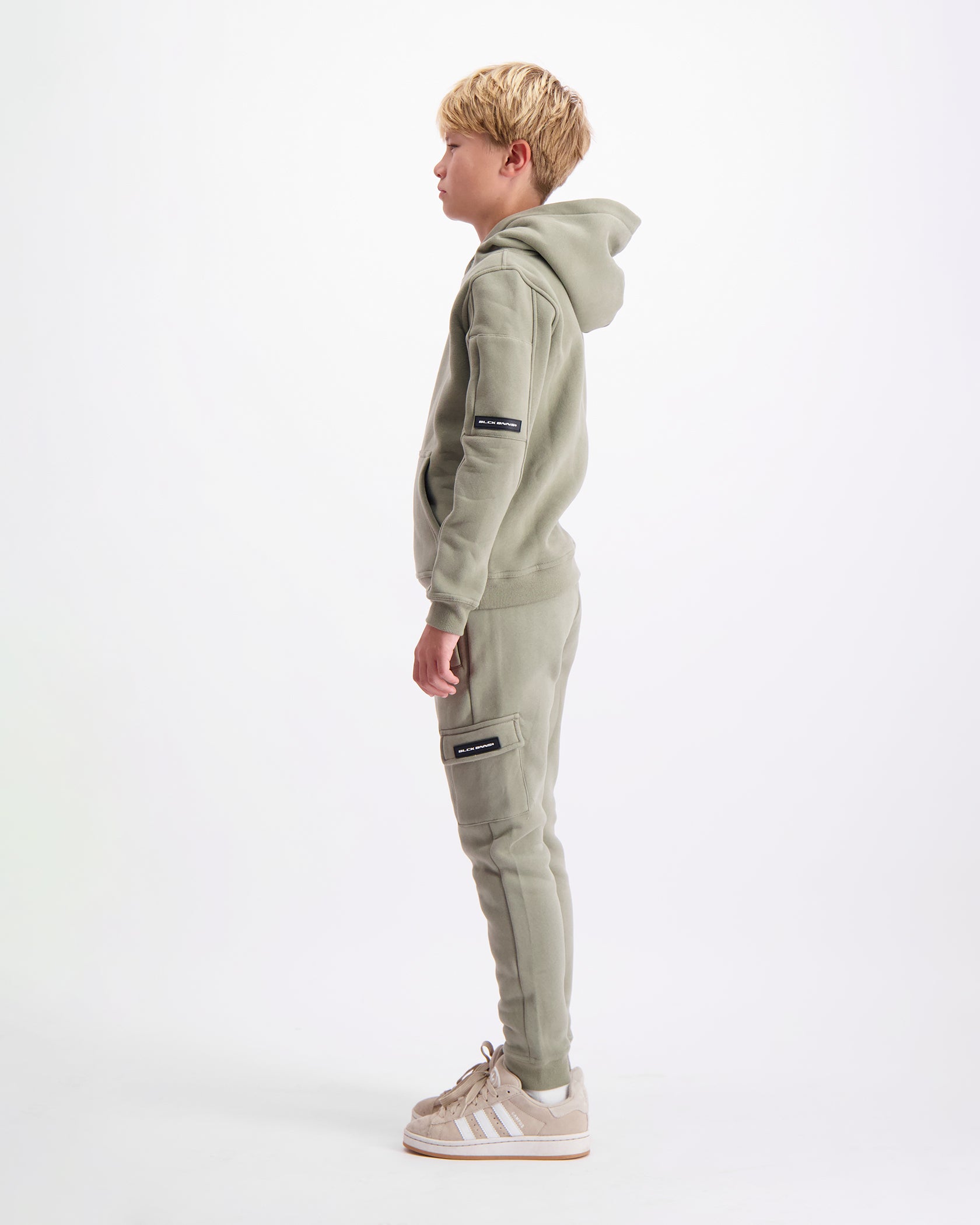 KIDS PLATE HOODIE SET | Green