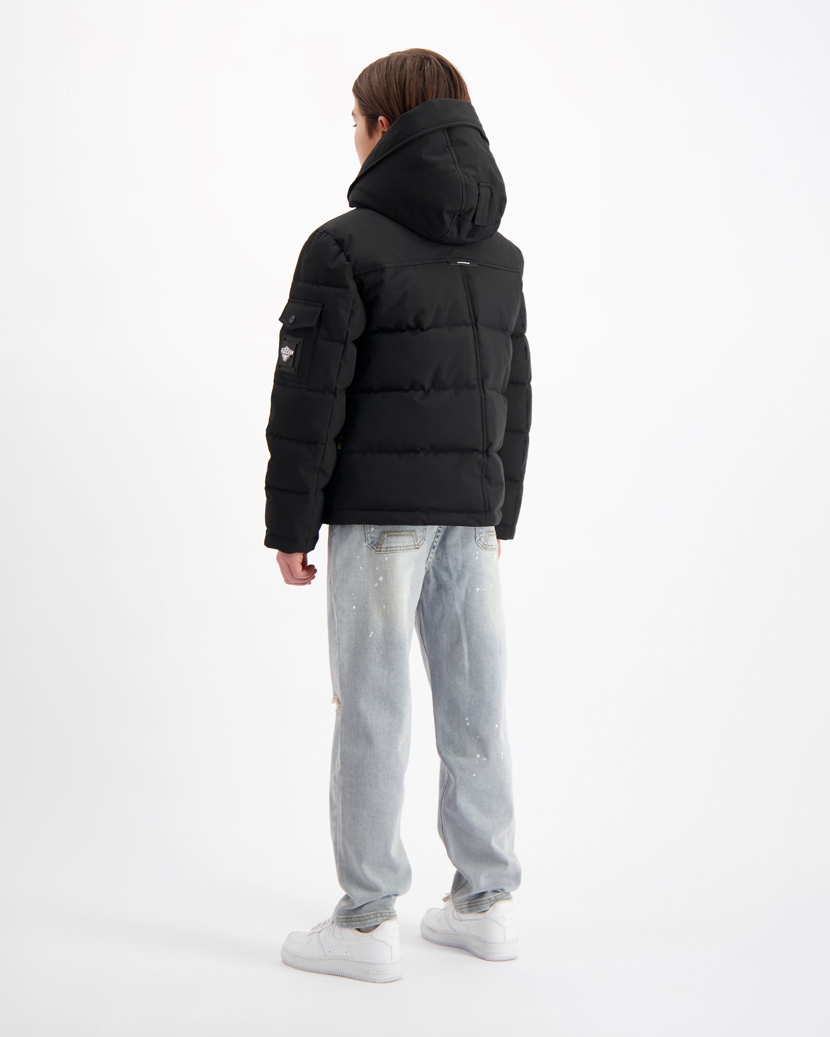 KIDS PLATE JACKET | Black