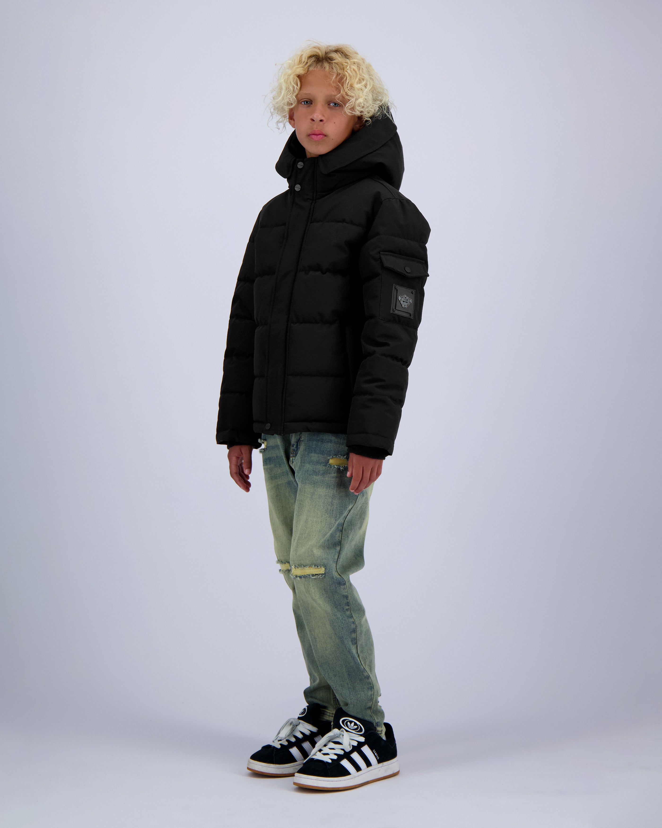 KIDS PLATE JACKET | Black