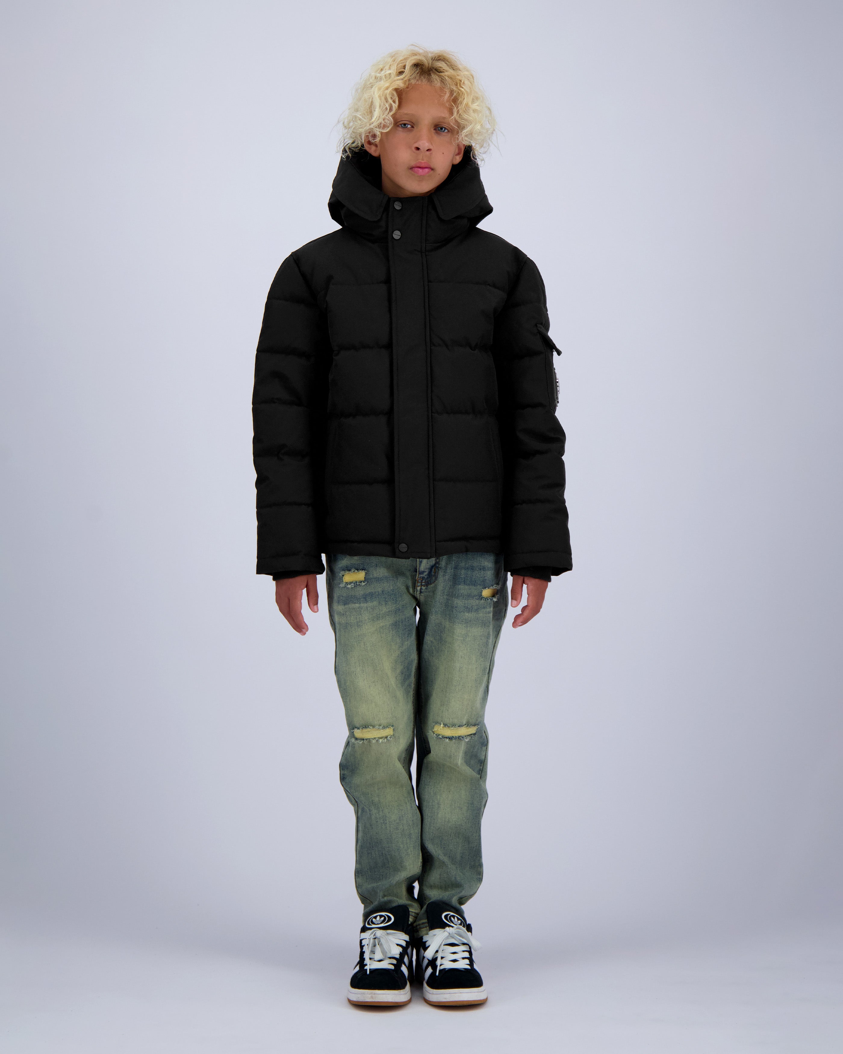 KIDS PLATE JACKET | Black