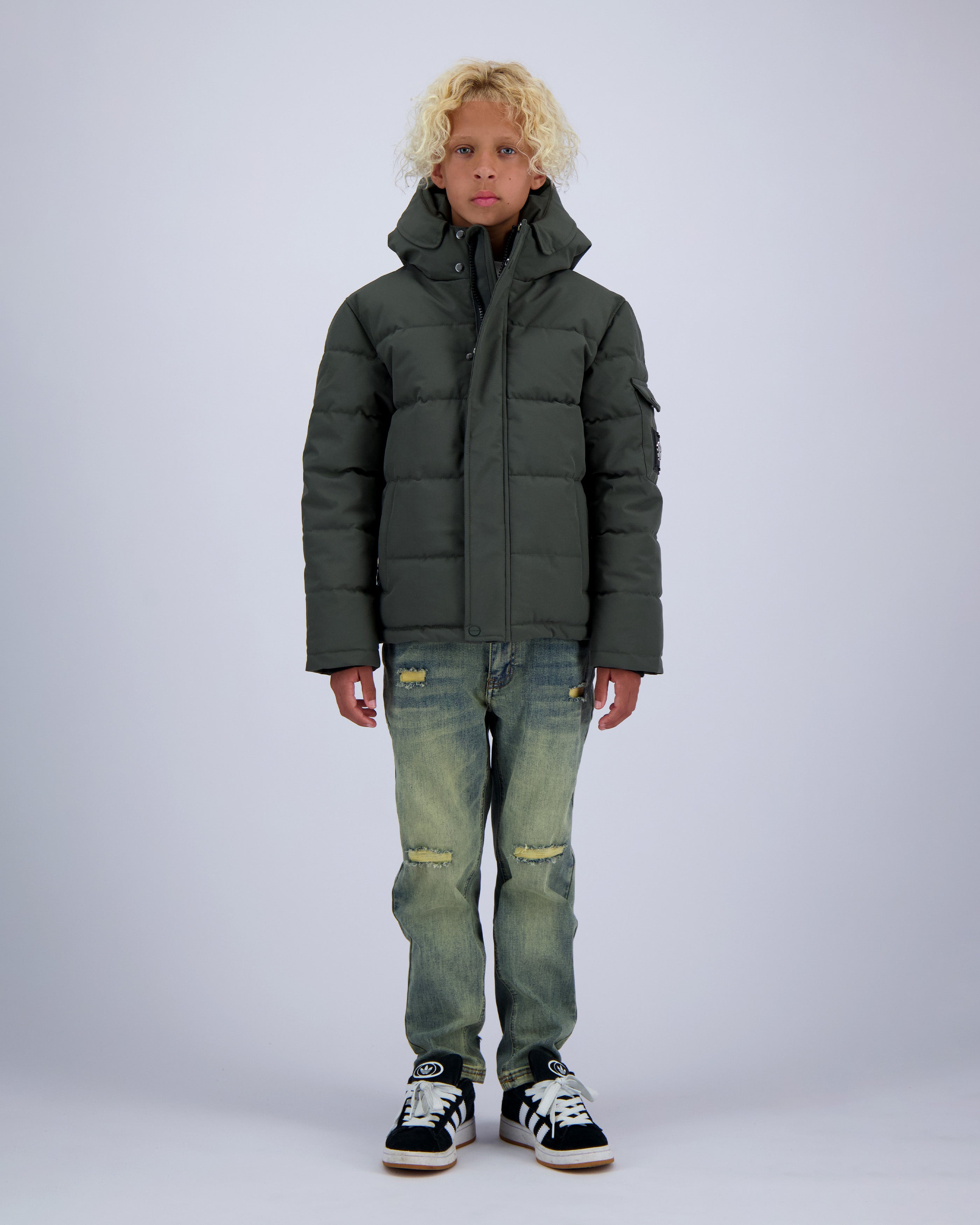KIDS PLATE JACKET | Green