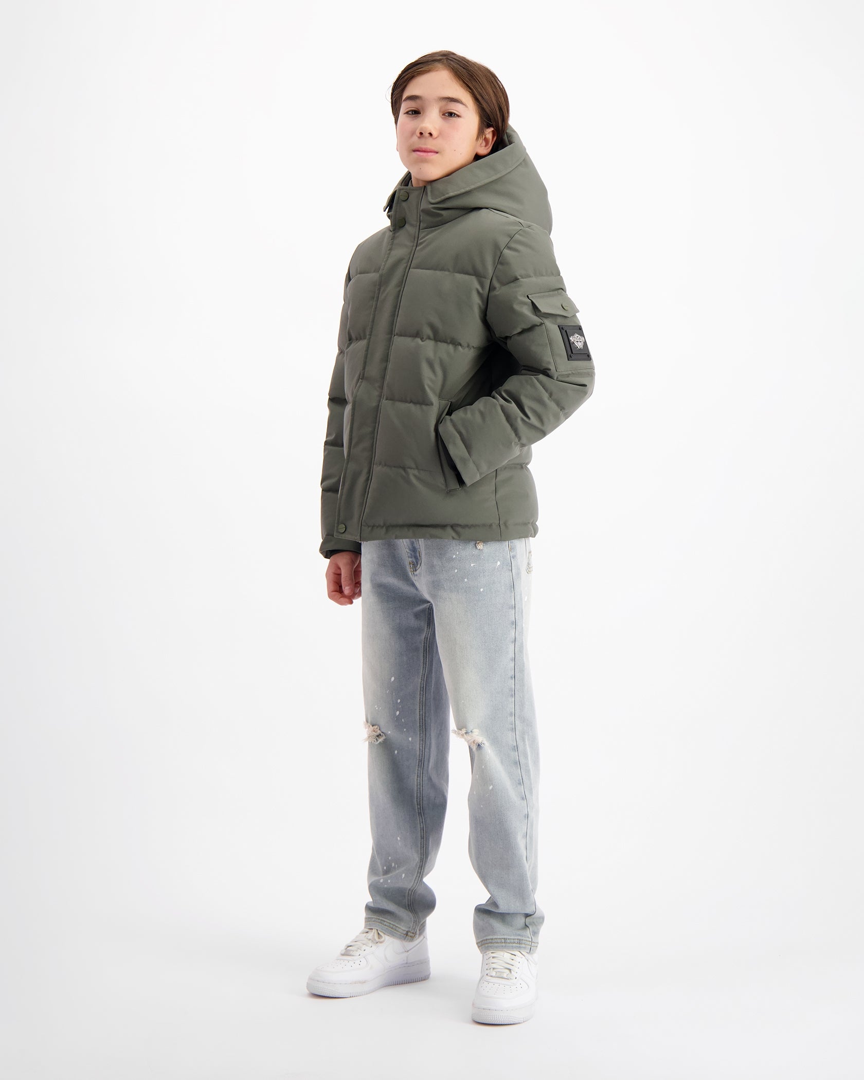 KIDS PLATE JACKET | GREEN